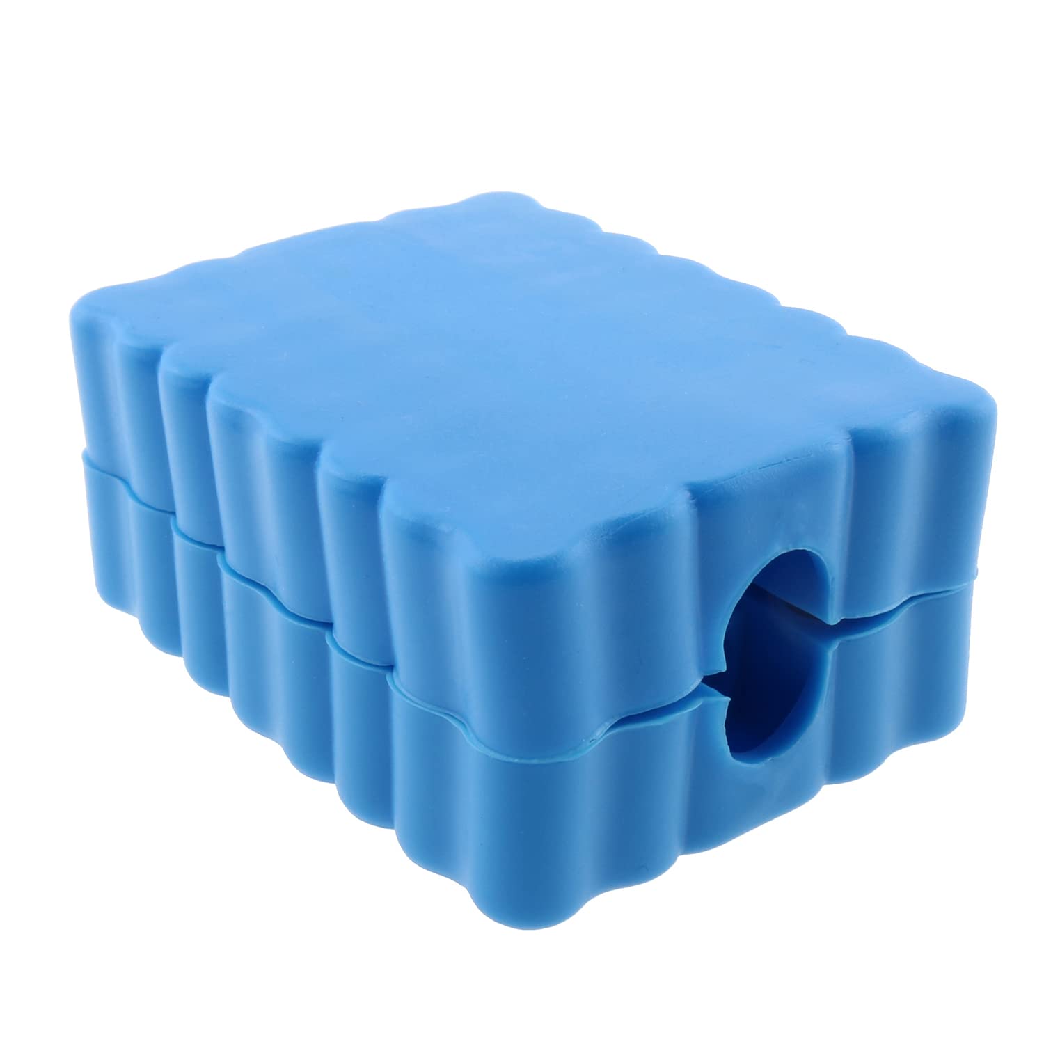 LUORNG 2-Piece Screwdriver Bit Holder Set - 32 Hole Plastic Hex Shank Bit Organizer (Blue) - Perfect for Toolbox Organization & DIY Projects