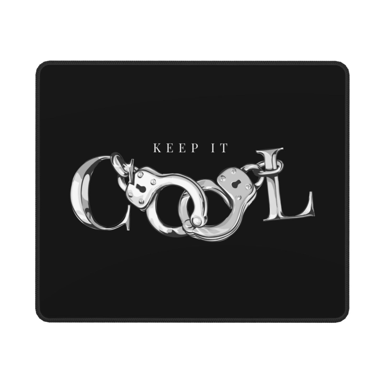 Handcuffs Mouse Pad - Waterproof, Non-Slip Rubber Base for Laptop, PC & Gaming - 10x12 Inch Office Mousepad - Perfect for Work, Gaming & Home Use