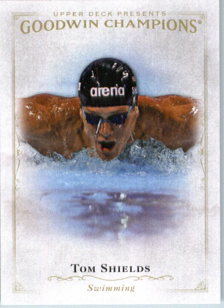 2016 Upper Deck Goodwin Champions #23 Tom Shields Swimming Trading Card - Mint Condition | Collectible Sports Memorabilia for Swimming Fans & Card Enthusiasts