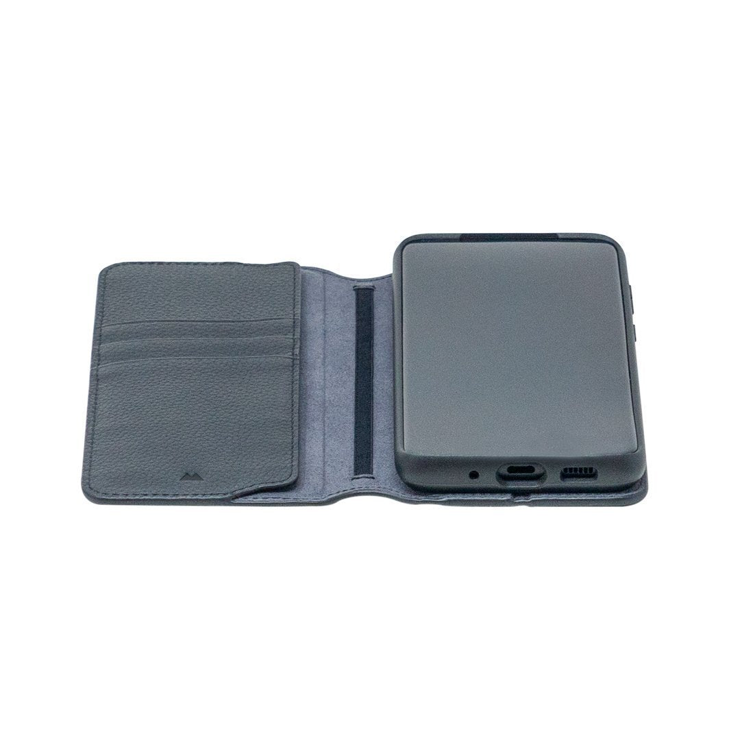 Flip Wallet with Stand - RFID Blocking Slim Minimalist Leather Wallet for Men & Women | Limitless 3.0 | Perfect for Travel, Business & Everyday Use