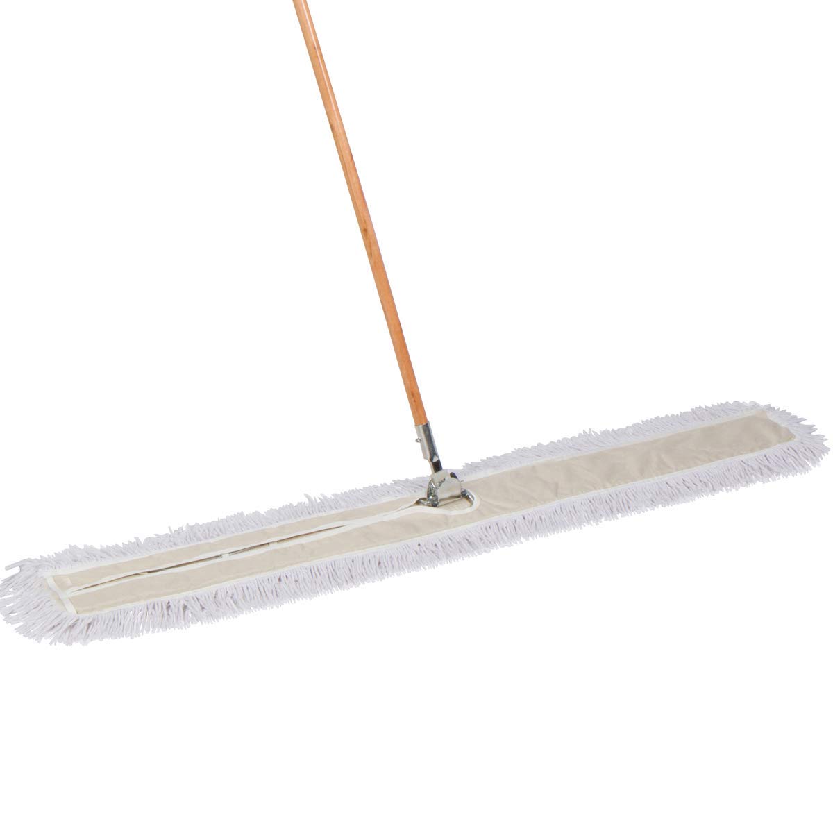 60 Inch Dust Mop with Wood Handle & Refill Bundle - 2 Mop Sets & 2 Refills for Hardwood Floors, Tile & Laminate Cleaning