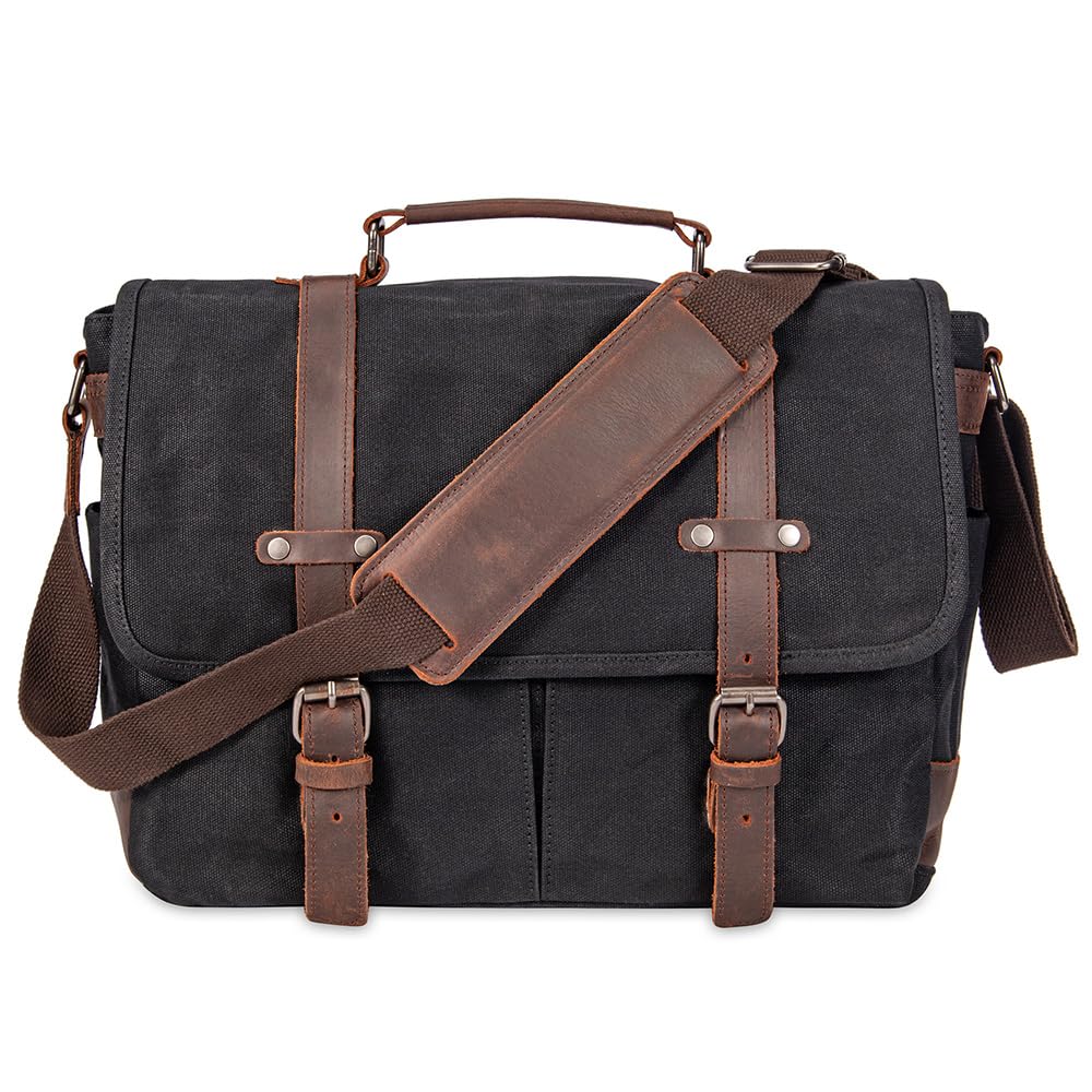 Peacechaos Messenger Bag for Men - 15.6 Inch Laptop Briefcase, Crossbody Satchel Work Bag for Office & Business | Durable Computer Bag for Commuting, Travel & Daily Use