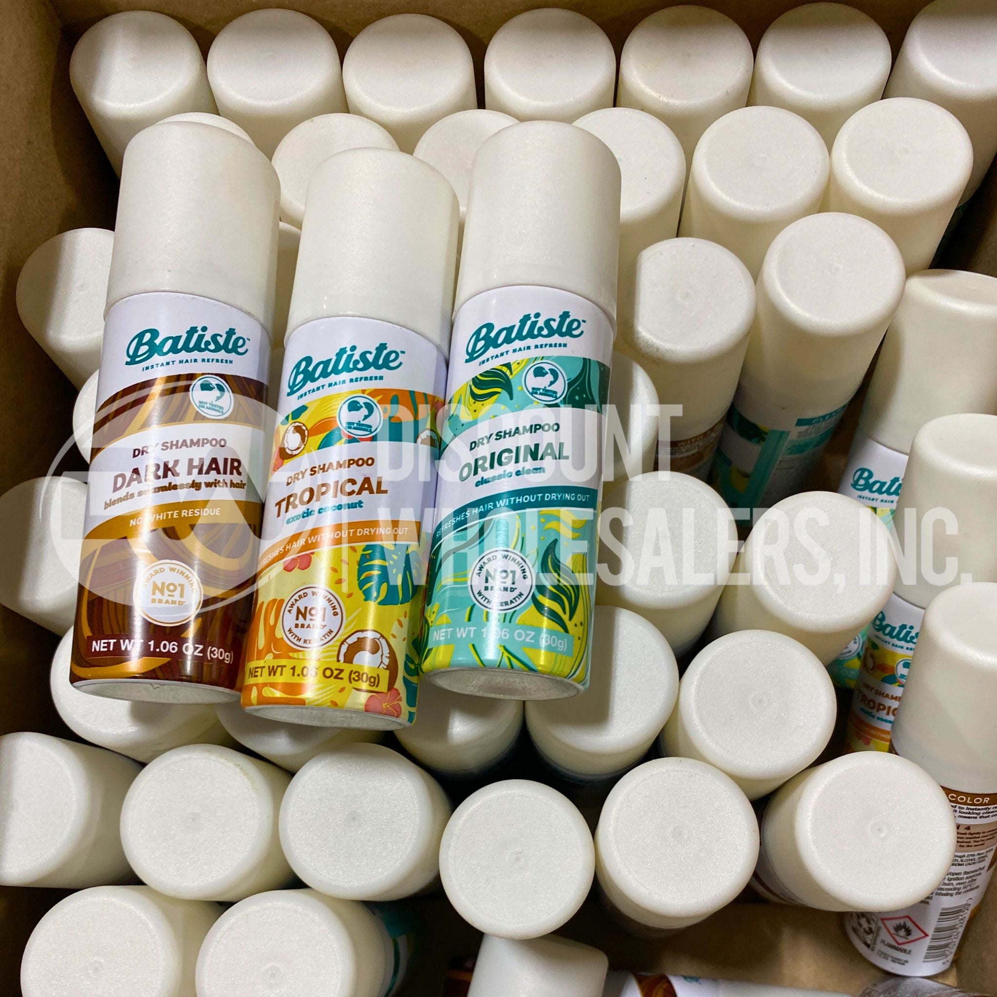 Batiste Mini Dry Shampoo 1.06 Oz (60 Pcs Lot) - Travel Size Volumizing & Refreshing Hair Care for Oily Hair - Perfect for Gym, Travel & On-the-Go Use