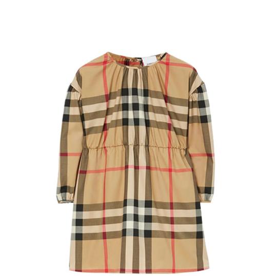 Burberry Savannah Check Dress for Girls - Classic Plaid Design for School, Parties & Special Occasions