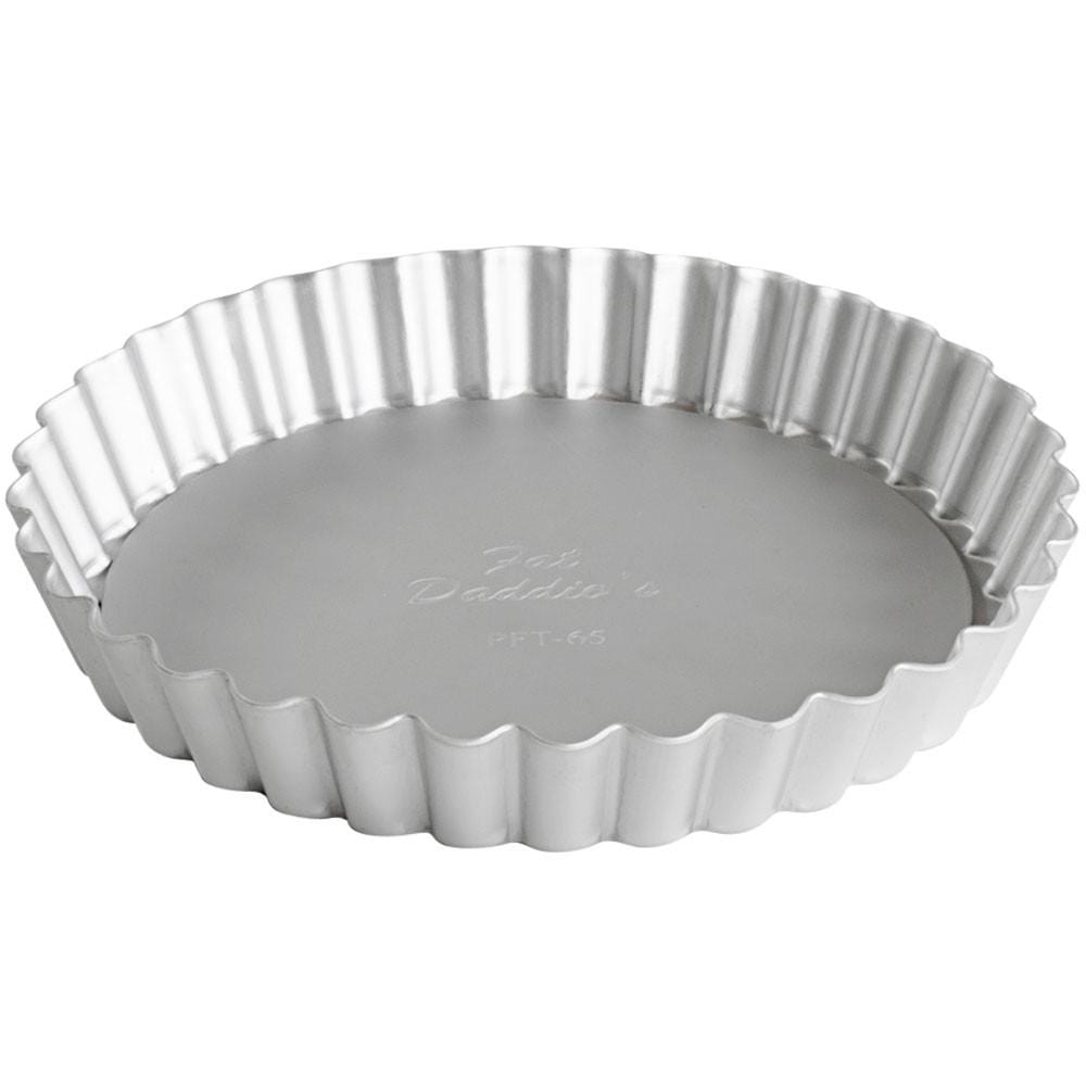 Fat Daddio's Fluted Tart Pan - 9 Inch Non-Stick Baking Dish for Pies, Tarts & Quiches | Perfect for Home Bakers & Professional Chefs | Great for Holidays, Dinner Parties & Dessert Making