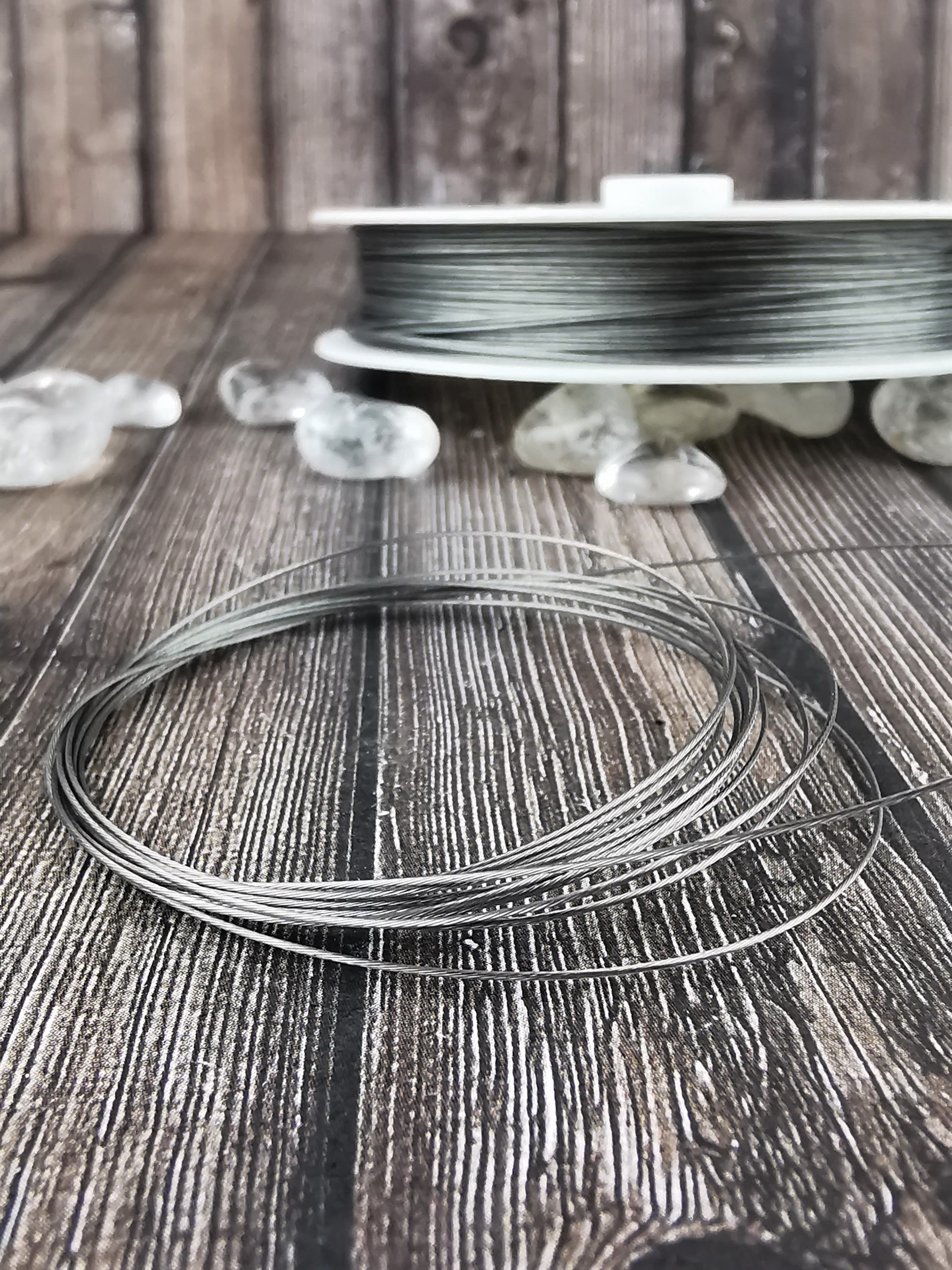 0.38mm Beading Wire for Jewelry Making - Strong & Flexible Craft Wire for DIY Bracelets, Necklaces & Earrings - Perfect for Beading, Wire Wrapping & Jewelry Design