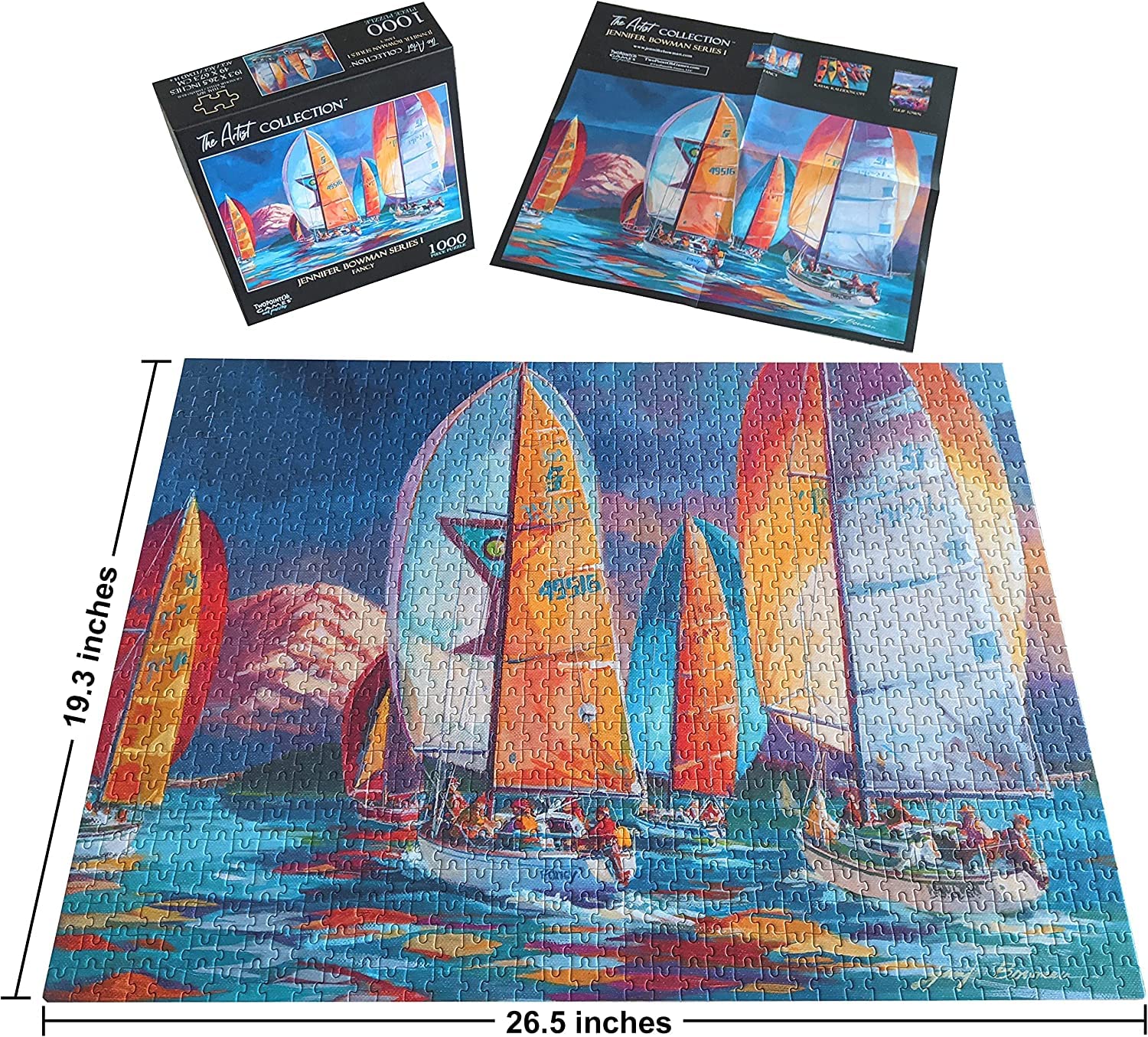 1000 Piece Jigsaw Puzzles for Adults & Teens - Premium Artist Collection Bundle Featuring Jennifer Bowman Series I - Perfect for Family Game Nights, Stress Relief & Home Decor