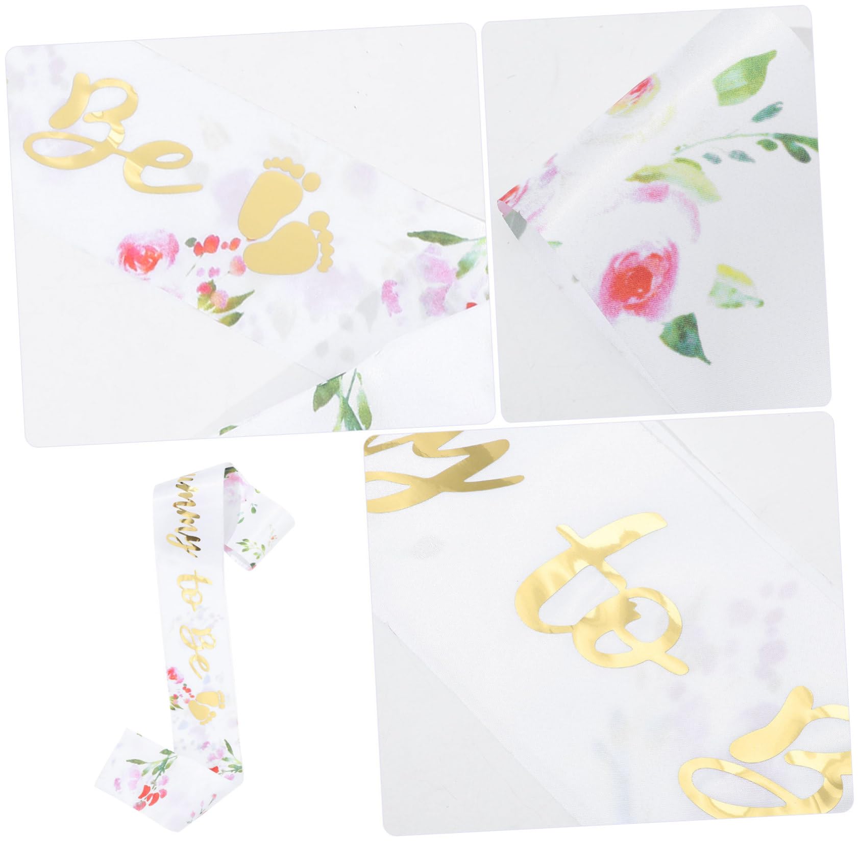 ULDIGI Baby Shower Sash for Mom - Decorative Satin Sash for Baby Shower Parties, Gender Reveals & Maternity Photos - Perfect Party Favor & Photo Prop