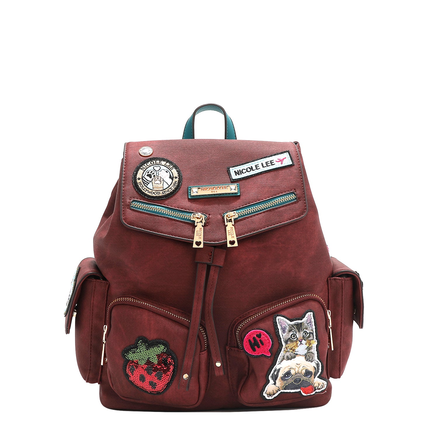 Multi-Patch Backpack - Stylish & Durable School & Travel Bag for Students & Professionals | Perfect for College, Work & Outdoor Adventures