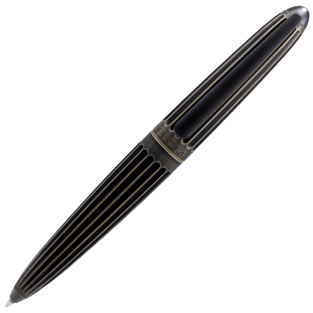 Premium Diplomat Aero Oxyd Brass Ballpoint Pen - Luxury Writing Instrument for Professionals & Gift Giving - Perfect for Office, Business Meetings & Signature Signing