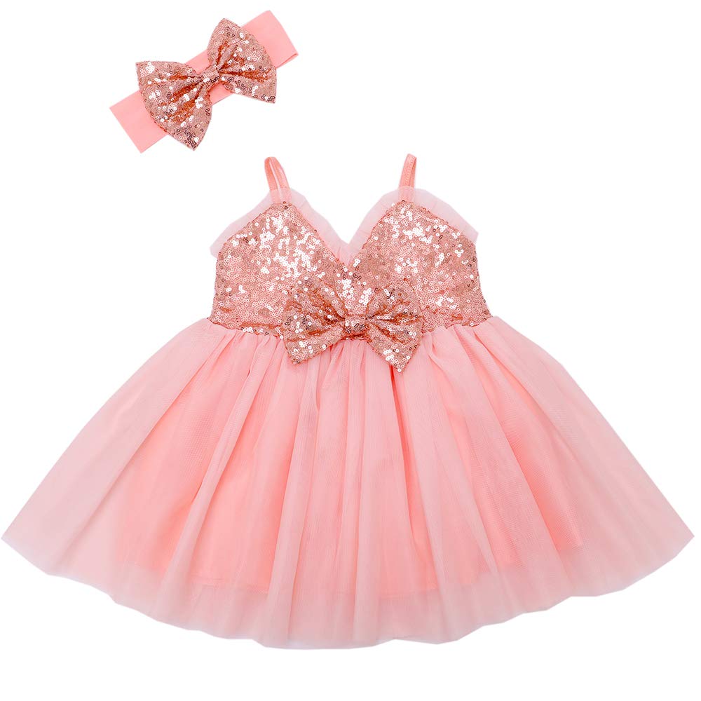 Cilucu Sparkly Sequin Tutu Dress for Baby Girls - Flower Girl Dress, Kids Wedding Princess Dress - Perfect for Birthday Parties, Pageants, and Special Occasions