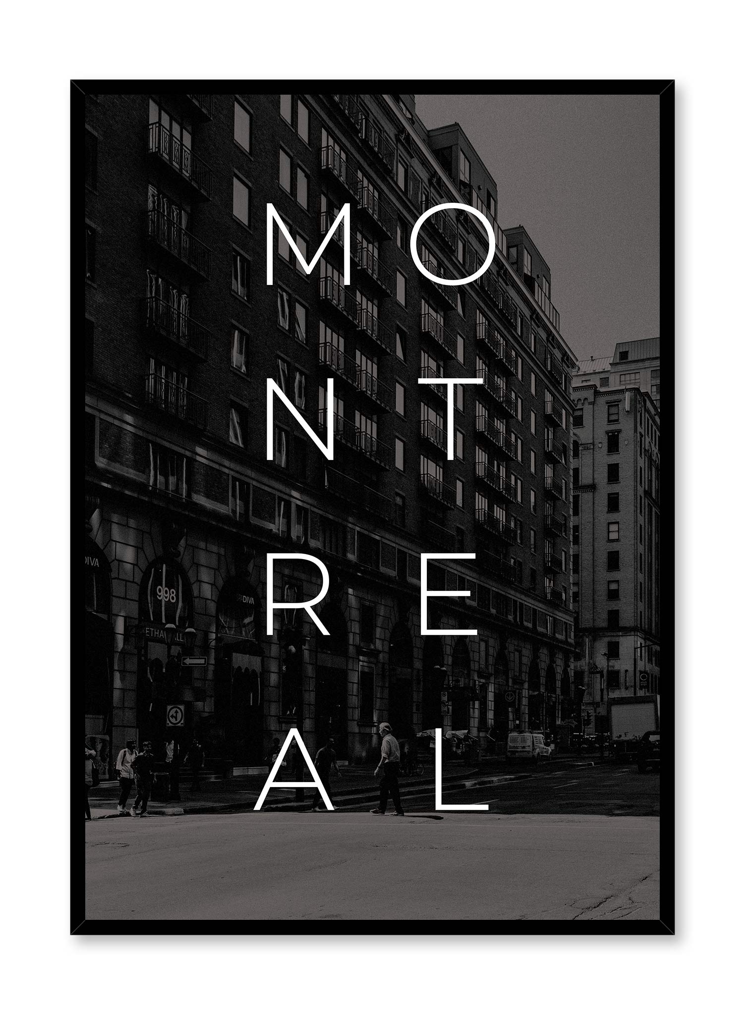 Montreal Memories Poster - Vintage Travel Wall Art for Home & Office Decor - Perfect for Living Room, Bedroom, or Gift