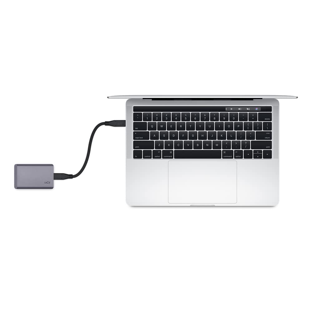 LaCie Mobile 1TB USB-C External SSD for Mac - High-Speed 1050MB/s Portable Hard Drive (Renewed) - Perfect for Photo/Video Storage, Gaming & Backups