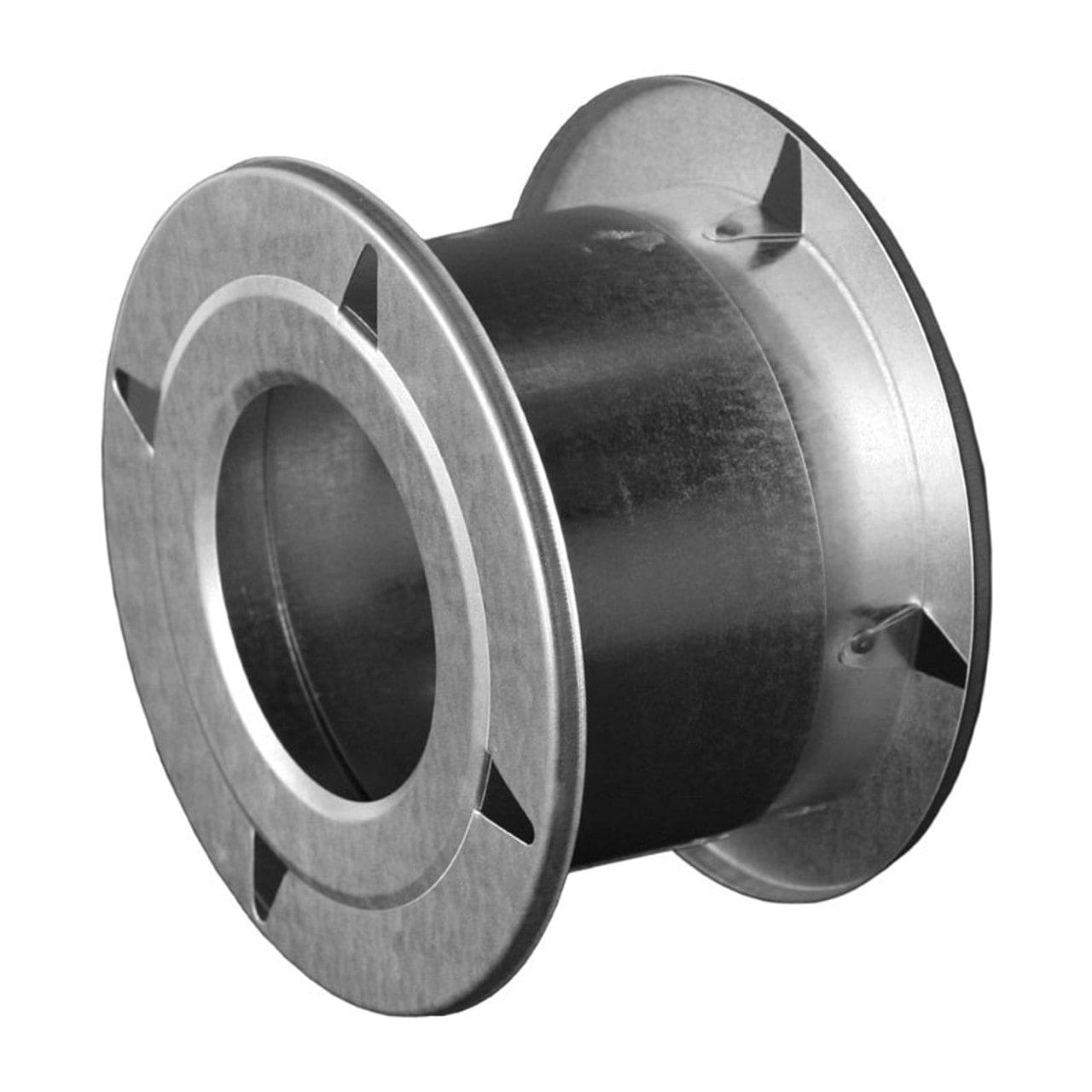 3 Type B Gas Vent Wall Thimble - Stainless Steel Chimney Pipe Flue Adapter for Water Heaters & Furnaces - Perfect for Home Heating Systems & Fireplace Installations