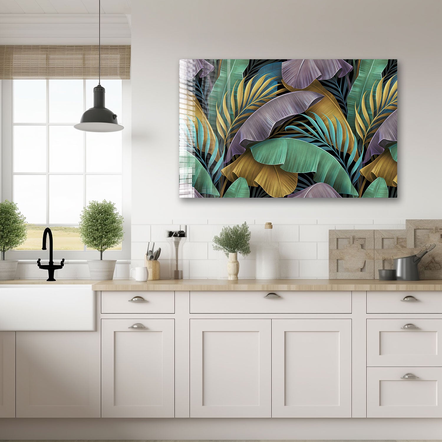 Vibrant Tropical Leaves for Home Decor - Perfect for Wall Art, Party Backdrops & Boho Room Aesthetics