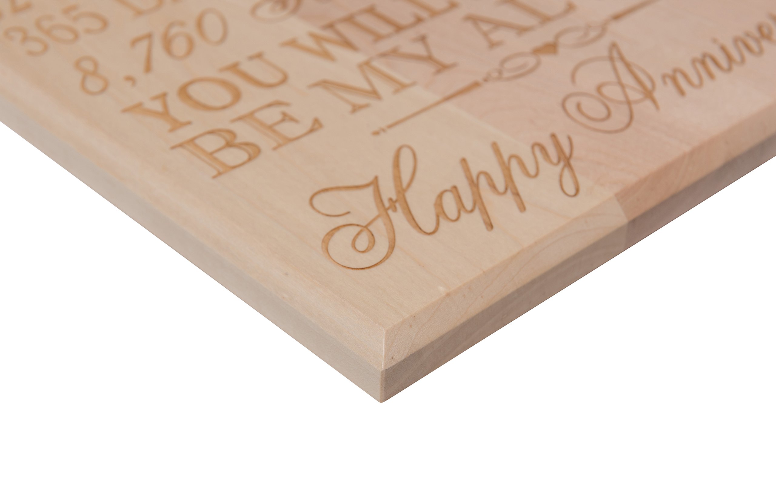 Personalized 15th Wedding Anniversary Gift for Couples - Custom Engraved Maple Solid Wood Keepsake Box - Perfect for Romantic Celebrations & Memory Storage