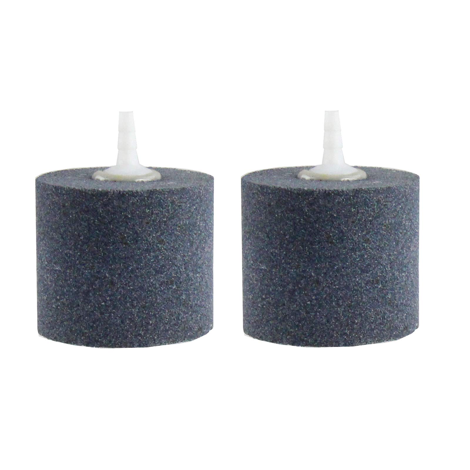 AQUANEAT 2 Pack Aquarium Air Stones - Small 2x2 Inch Bubble Diffuser for Fish Tanks, Hydroponics & Ponds | Improves Oxygenation for Healthier Fish & Plants | Perfect for Home Aquariums, Hydroponic Systems & Outdoor Water Features