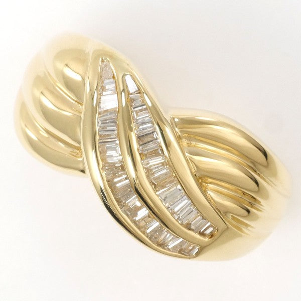 18K Yellow Gold Diamond Ring for Women - Elegant Solitaire Engagement & Wedding Band - Perfect for Proposals, Anniversaries & Special Occasions