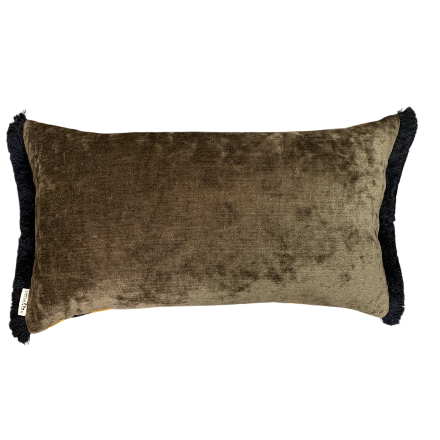 Luxury Gold Tiger Stripe Velvet Throw Pillow Cover 55x35cm - Soft Decorative Cushion for Sofa, Bed, Chair - Home Decor & Living Room Accessories