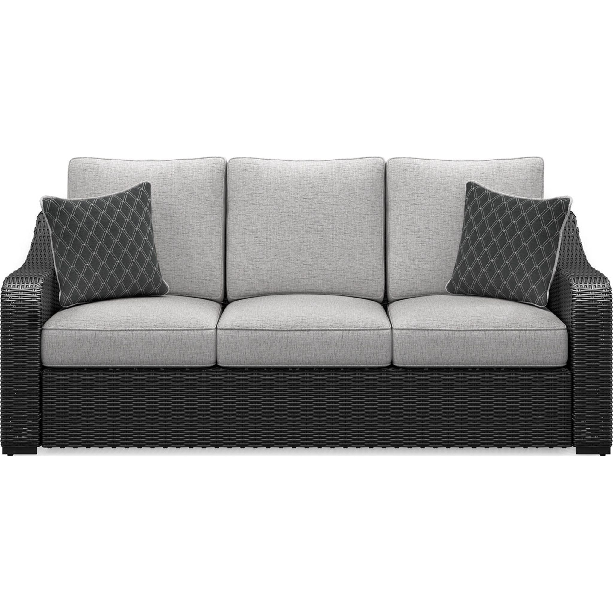 Beachcroft Outdoor Sofa with Cushion - Water-Resistant Patio Furniture Set for Backyard, Poolside & Garden Relaxation