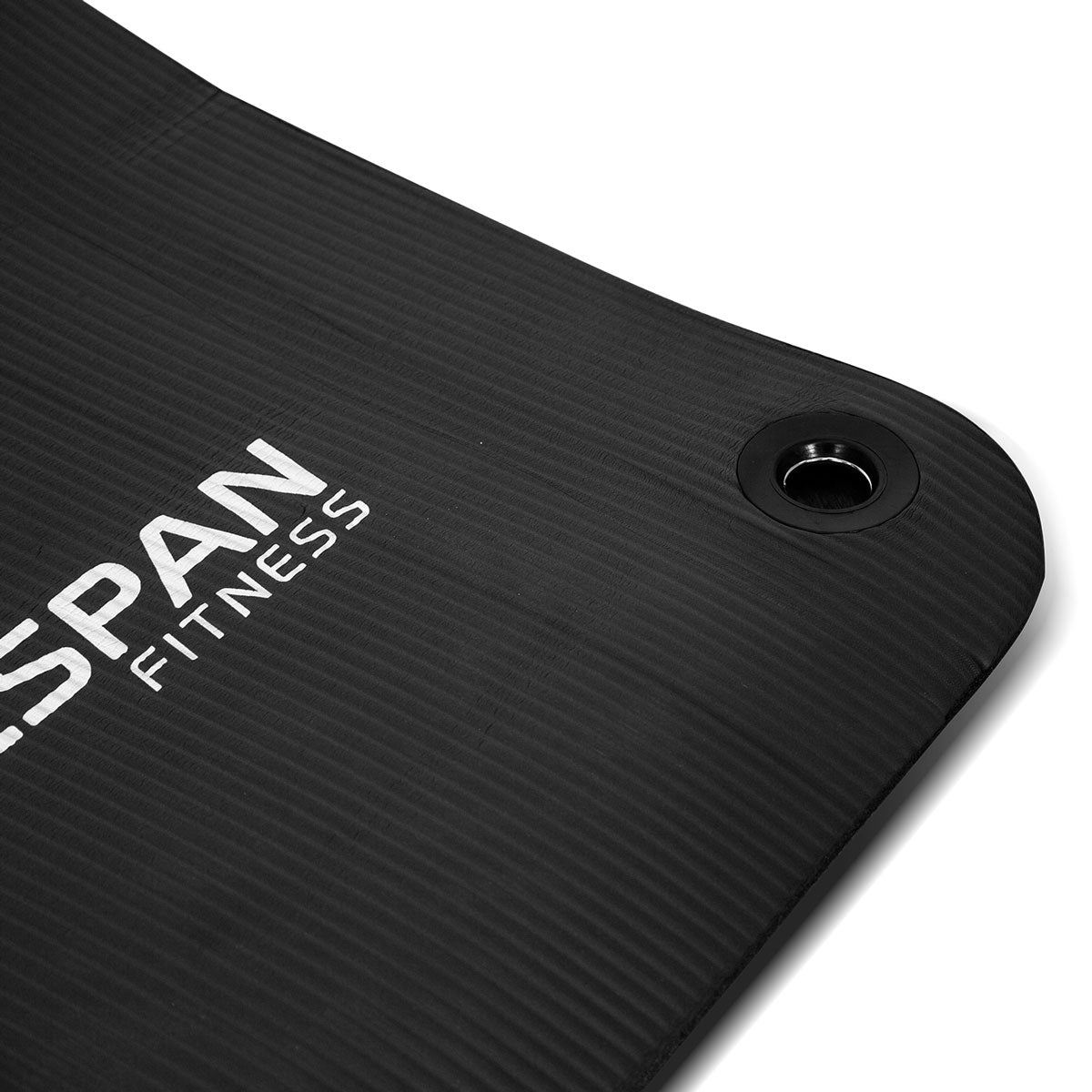 Lifespan Fitness 15mm Thick Exercise Mat - Premium Black Yoga Mat for Home Workouts, Pilates & Gym Floor Protection