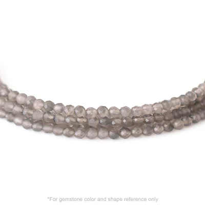 Gemstone Mini Hammered Disc Station Necklace - Dainty Wrap Necklace for Women - Perfect for Layering, Everyday Wear & Gift Giving