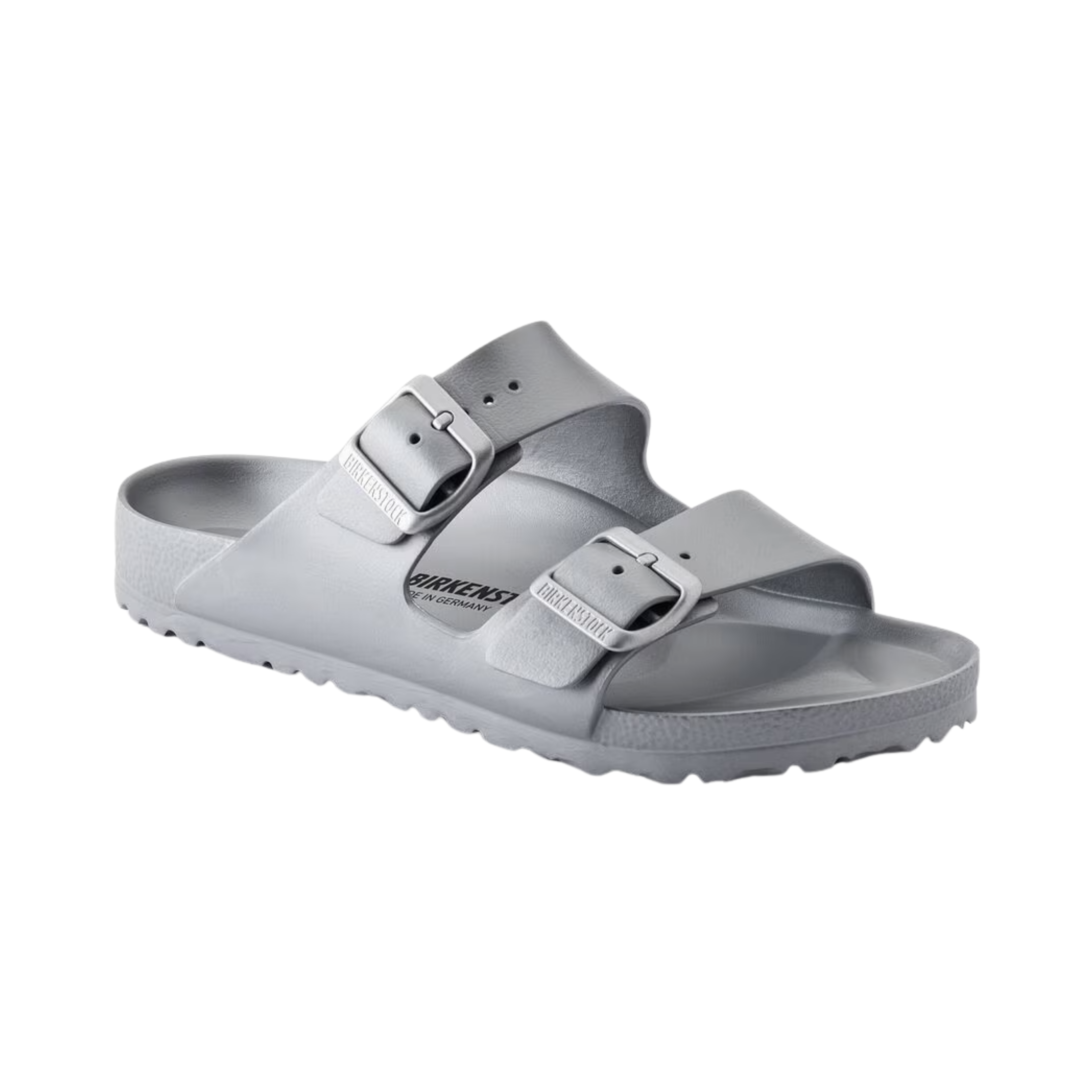 Men's Arizona Essentials EVA Sandals - Metallic Silver | Lightweight & Comfortable for Beach, Pool, and Summer Outdoor Activities