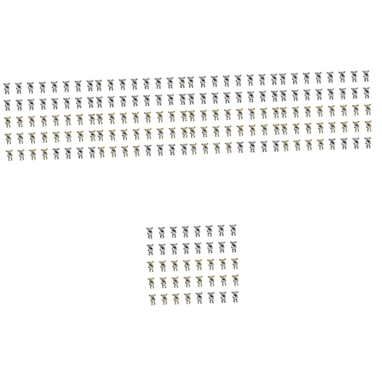 200 Pcs Minkissy Bear Drill Nail Jewels Rhinestones - DIY Nail Art Charms for Manicures, Homemade Stickers & Nail Decor | Perfect for Nail Salons, Home DIY Projects, and Gift Giving