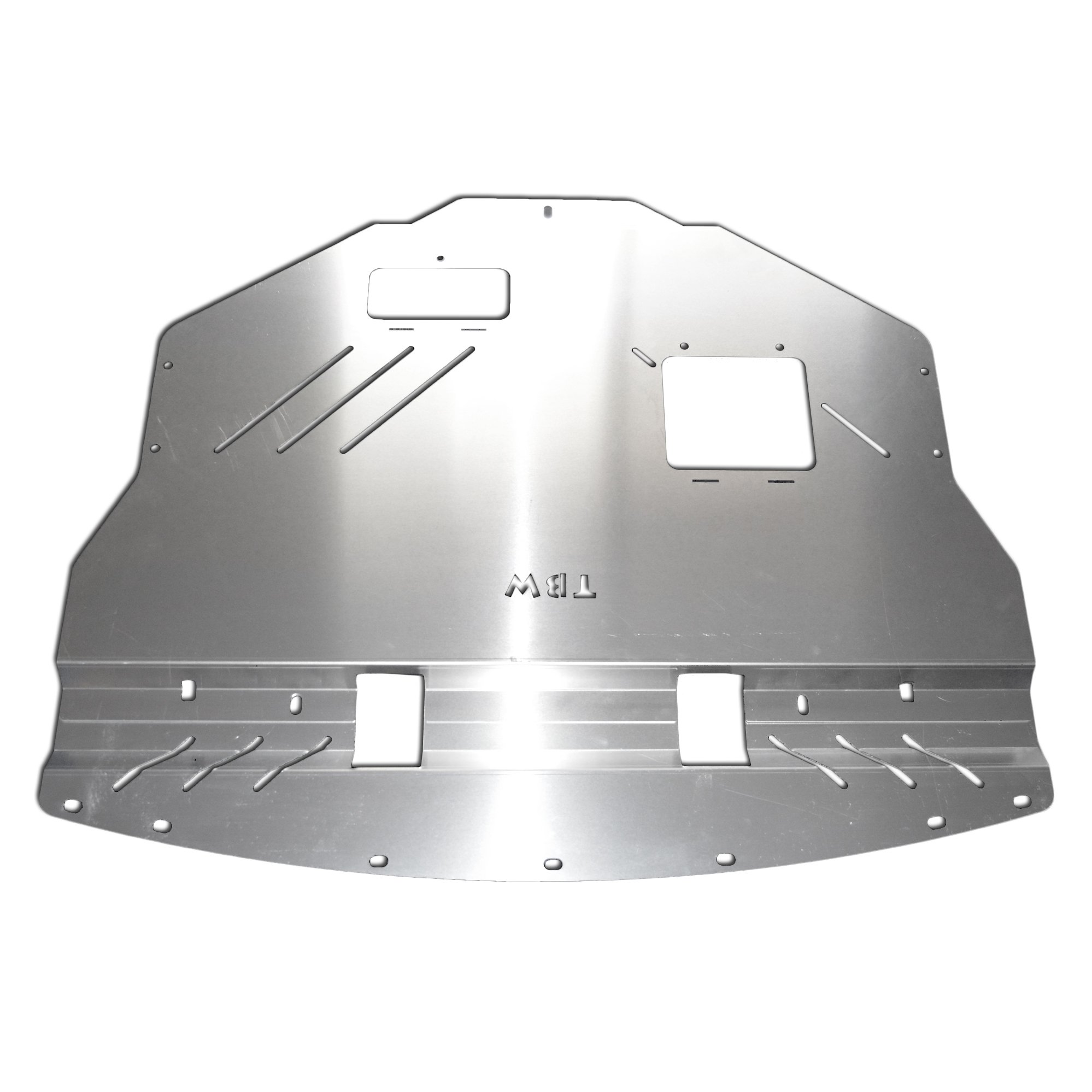 TBW Aluminum Under Tray Skid Plate for 2011-2014 Subaru WRX & STI - Heavy Duty Engine Protection for Off-Road & Rally Racing
