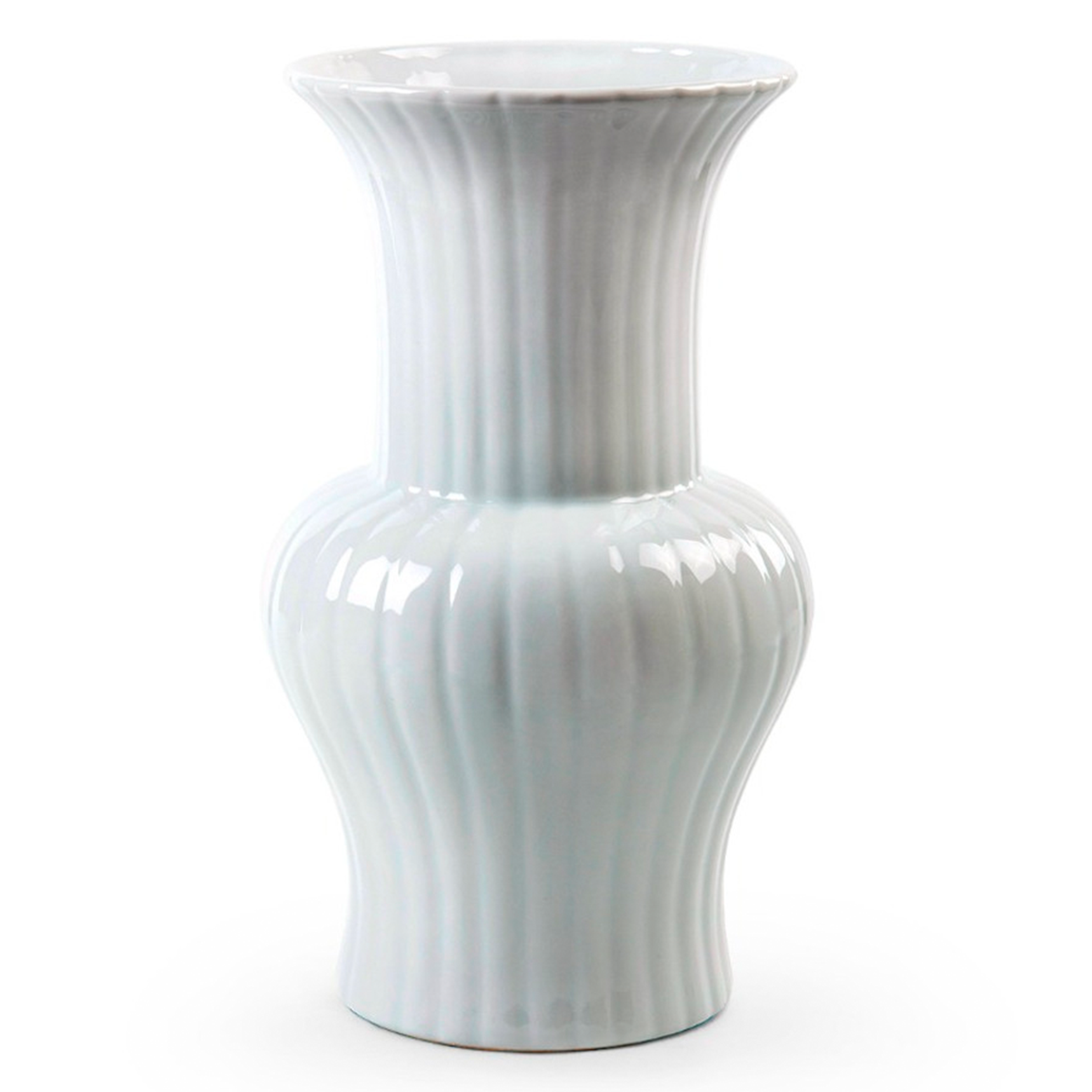 Elegant White Porcelain Vase - Handcrafted Chinese Ceramic Home Decor for Living Room, Wedding Centerpiece & Luxury Gift