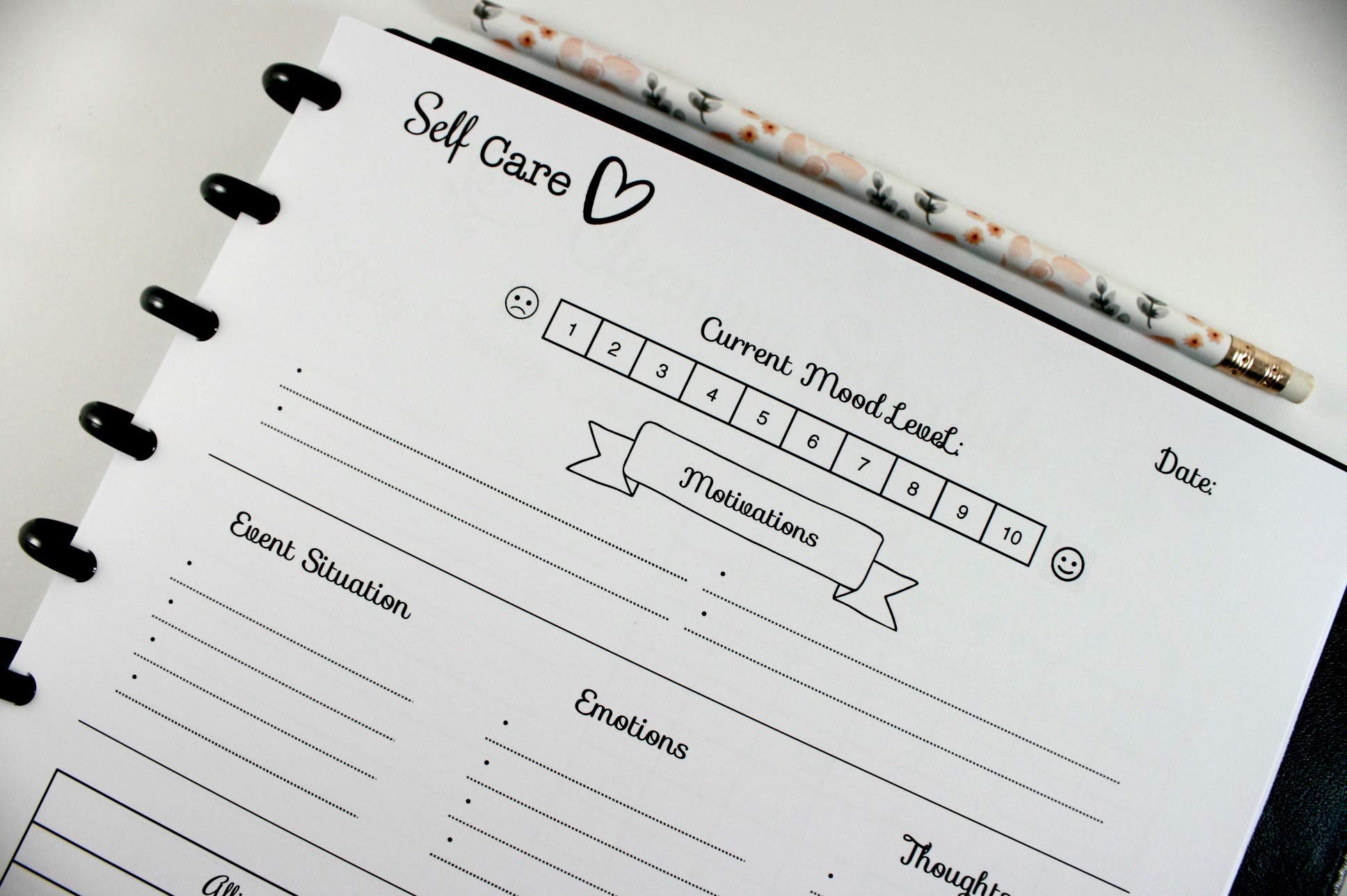 11-Disc Big Happy Planner Self Care Inserts - Wellness Planner Refill Pages for Mental Health & Fitness Tracking (Planner Sold Separately) | Perfect for Goal Setting, Habit Tracking & Self Improvement Journeys