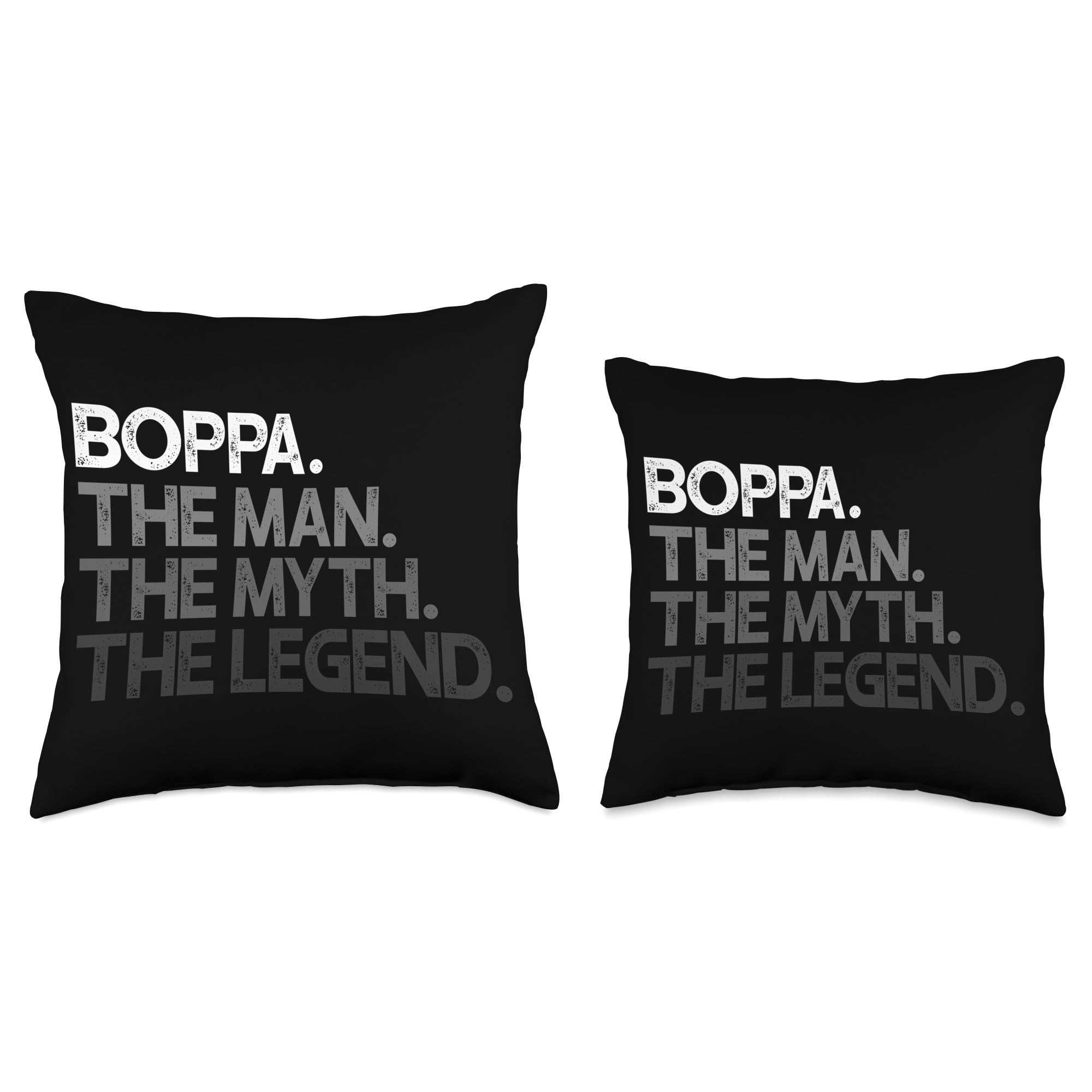 Boppa Man The Myth Legend Throw Pillow - Soft Decorative Cushion for Sofa, Bed & Home Decor | Perfect Gift for Fans & Pop Culture Lovers