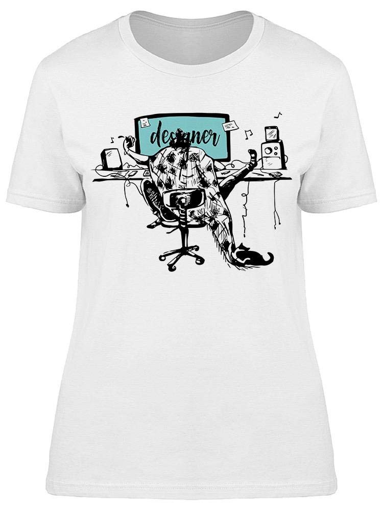 Smartprints Freelancer & Designer Graphic T-Shirt for Women - Comfortable Cotton Tee for Work, Creative Professionals & Casual Wear