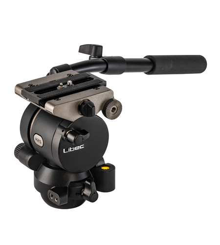 Libec HS 250 Professional Tripod - Lightweight Aluminum Camera Tripod with Fluid Head for DSLR, Mirrorless & Video Cameras - Perfect for Travel, Vlogging, Photography & Film Production