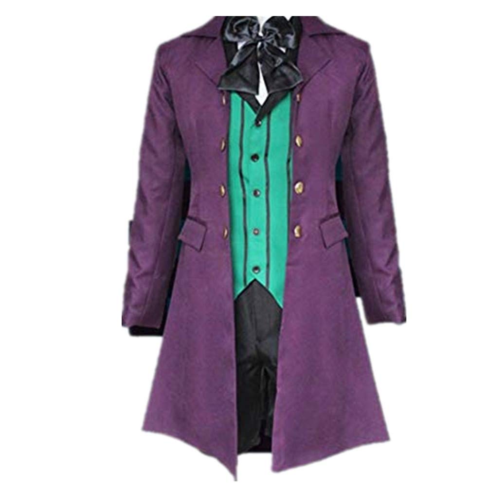 Black Butler 2 Kuroshitsuji Alois Trancy Cosplay Costume Full Set - Anime Uniform Outfit for Halloween, Cosplay Events & Anime Conventions