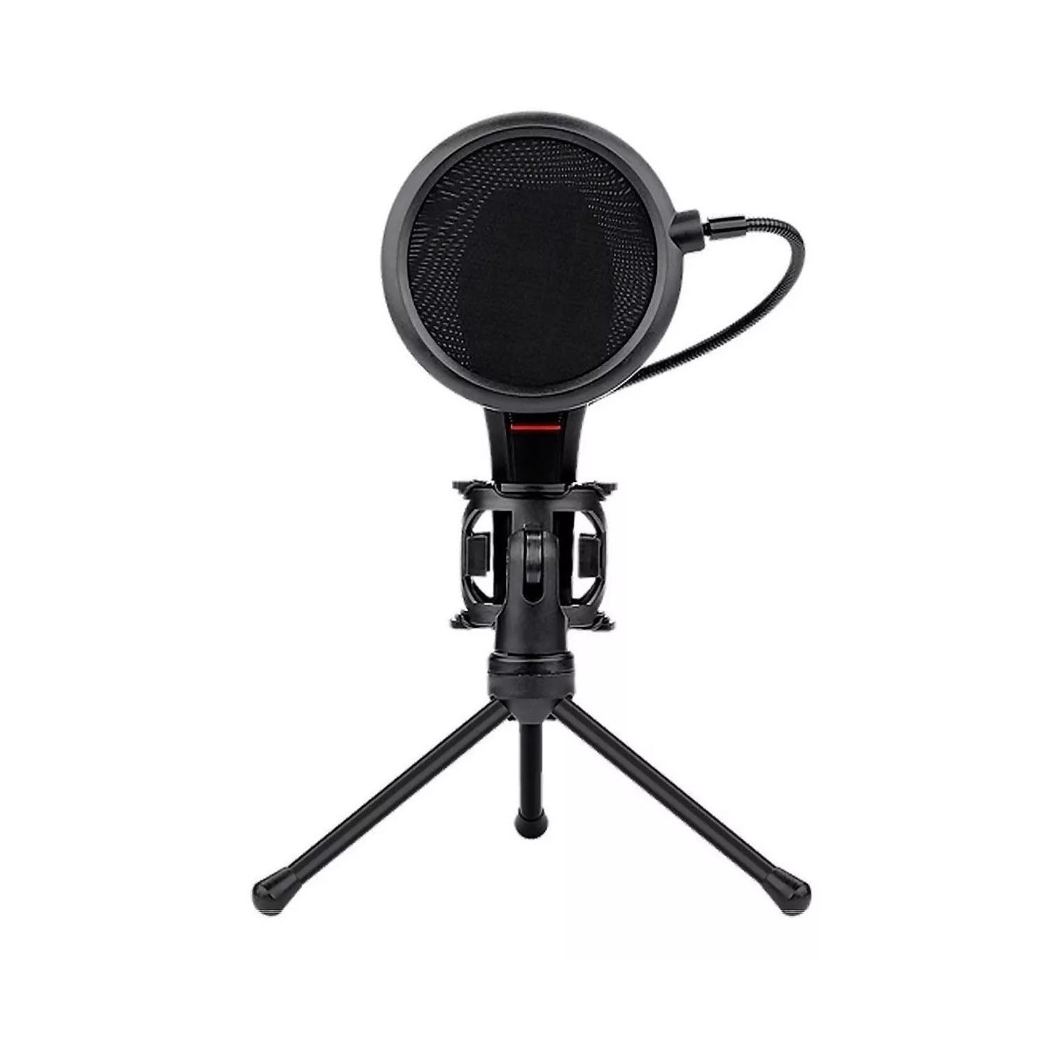 Redragon Quasar GM200 Gaming Microphone - Professional USB Condenser Mic for Streaming, Podcasting & Gaming (Black) - Perfect for Twitch, YouTube & Discord