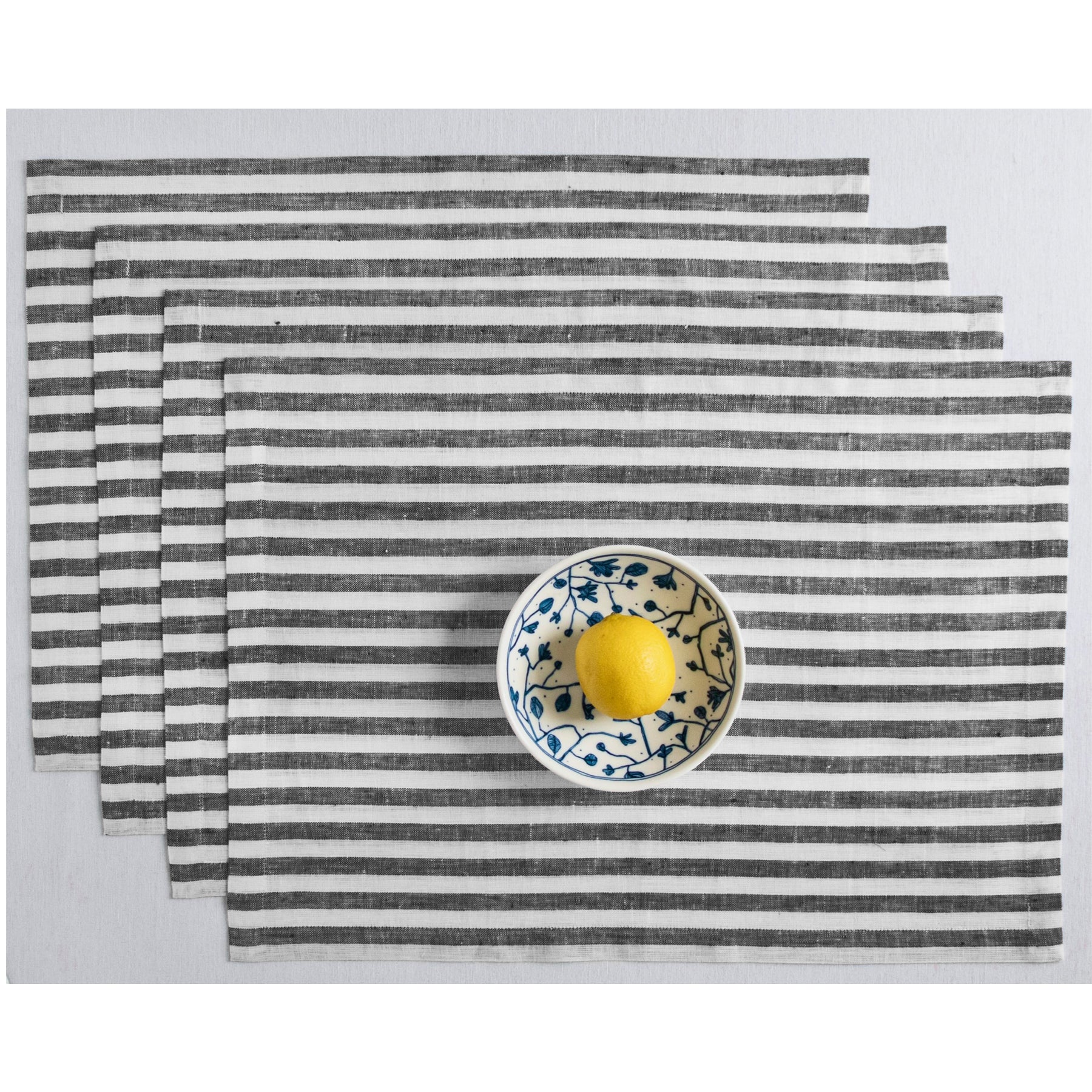 Cinnamon and White Amalfi Stripe