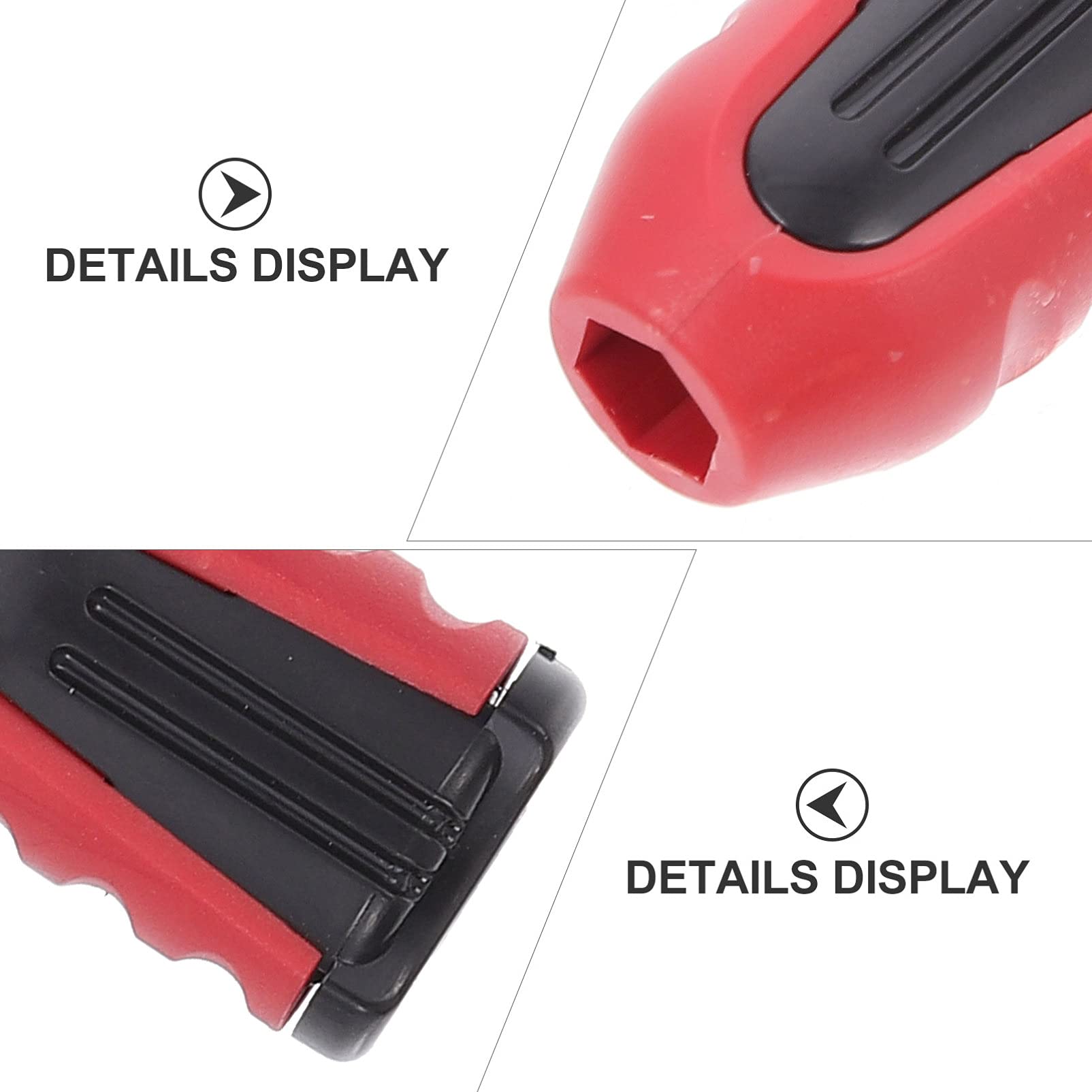 3-Piece Magnetic Screwdriver Bit Holder Ring - Strong Magnetized Catcher for Drive Bits - Ideal for DIY, Woodworking, and Automotive Repair