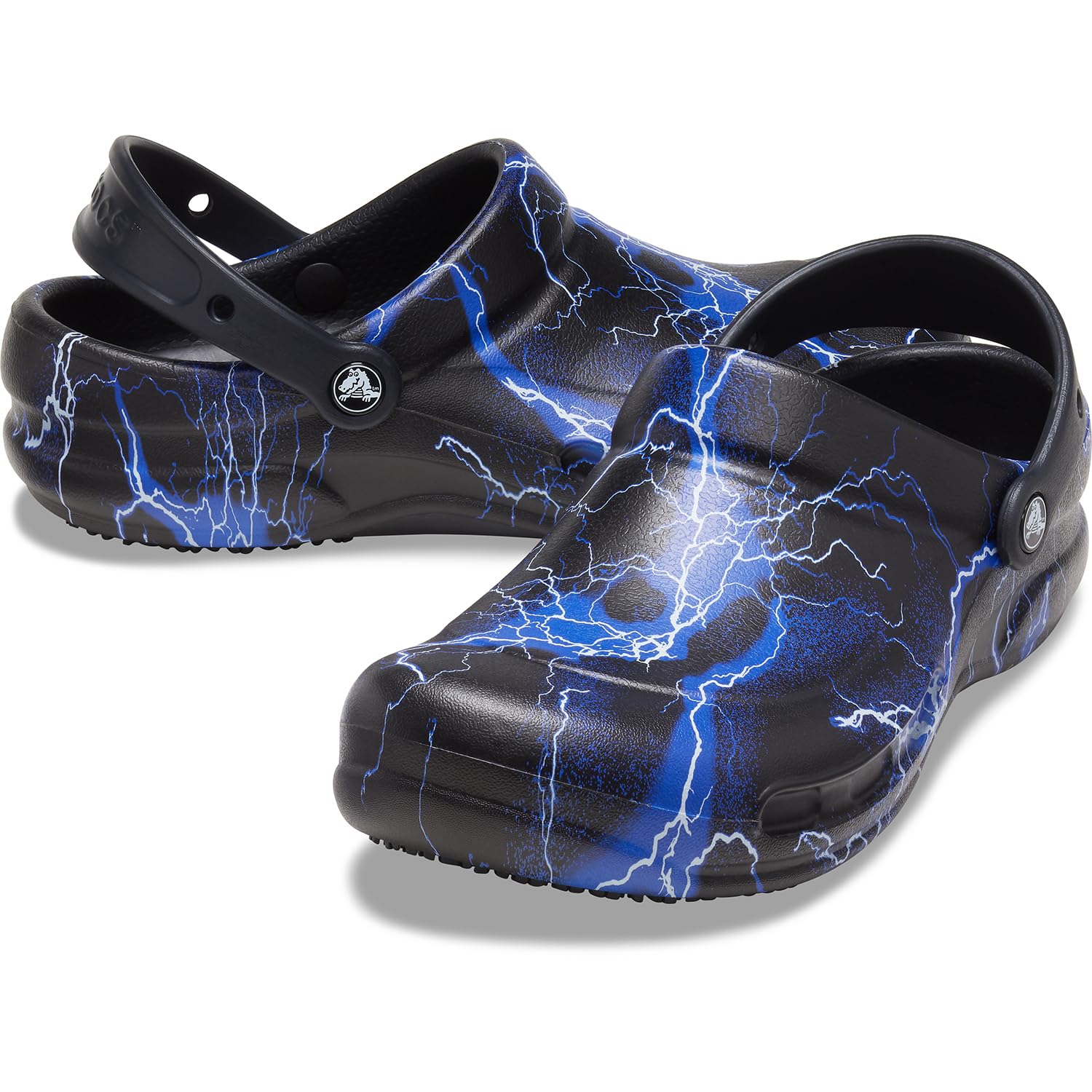 Crocs Unisex-Adult Bistro Graphic Clogs - Slip Resistant Work Shoes for Men & Women | Comfortable Non-Slip Kitchen Shoes for Chefs, Nurses & Restaurant Workers