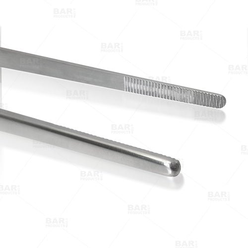 BarConic® 12-Inch Long Plating Tongs - Professional Stainless Steel Jewelry Making Tools for Electroplating, Crafting & DIY Projects
