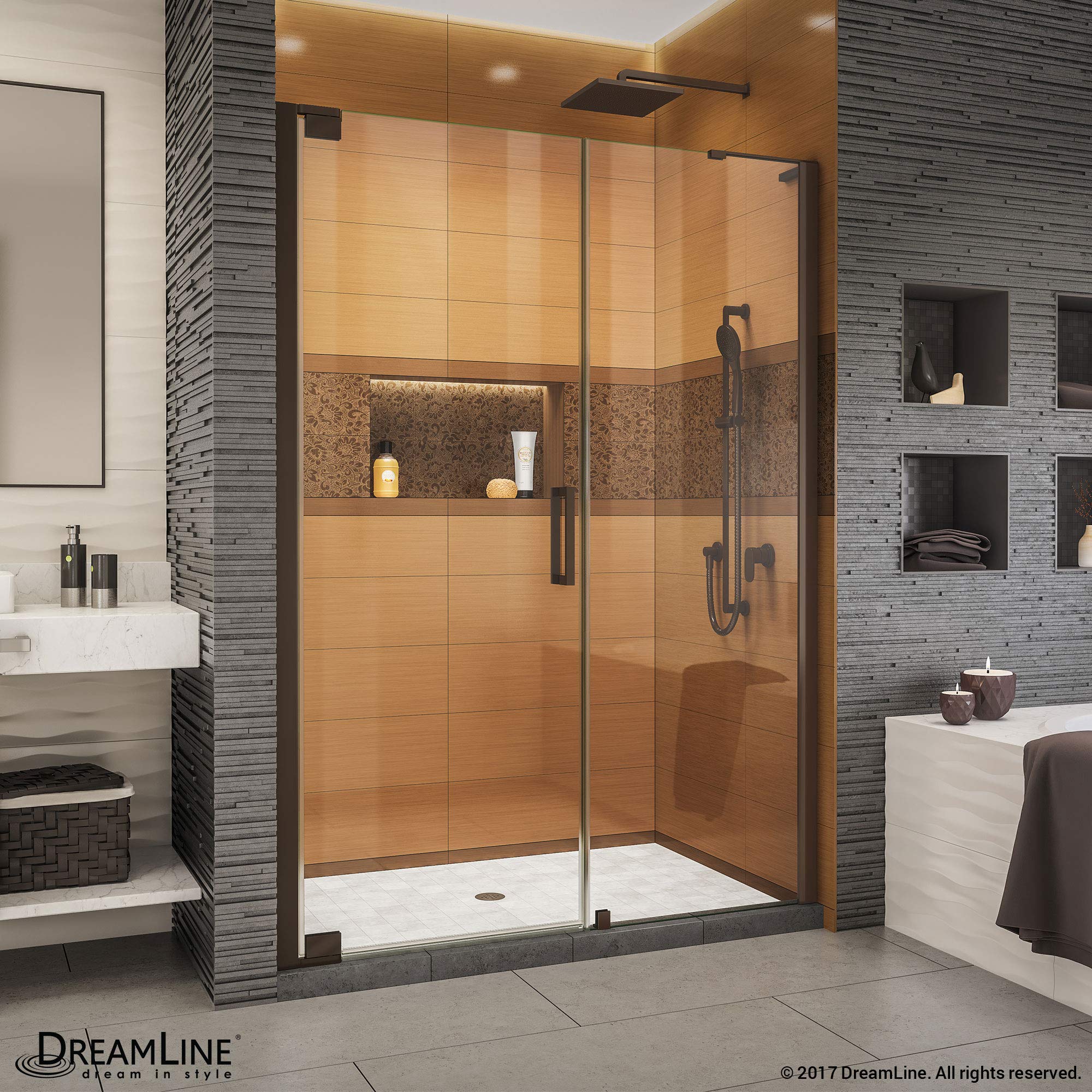 DreamLine Elegance-LS Frameless Pivot Shower Door 57.75-59.75