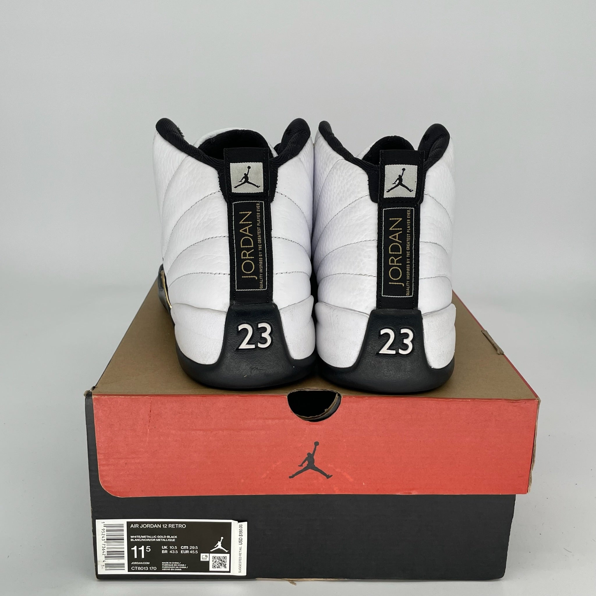AIR JORDAN 12 ROYALTY TAXI Men's Basketball Shoes Size 11.5 - CT8013-170 | Retro Sneakers for Sports, Casual Wear & Street Fashion