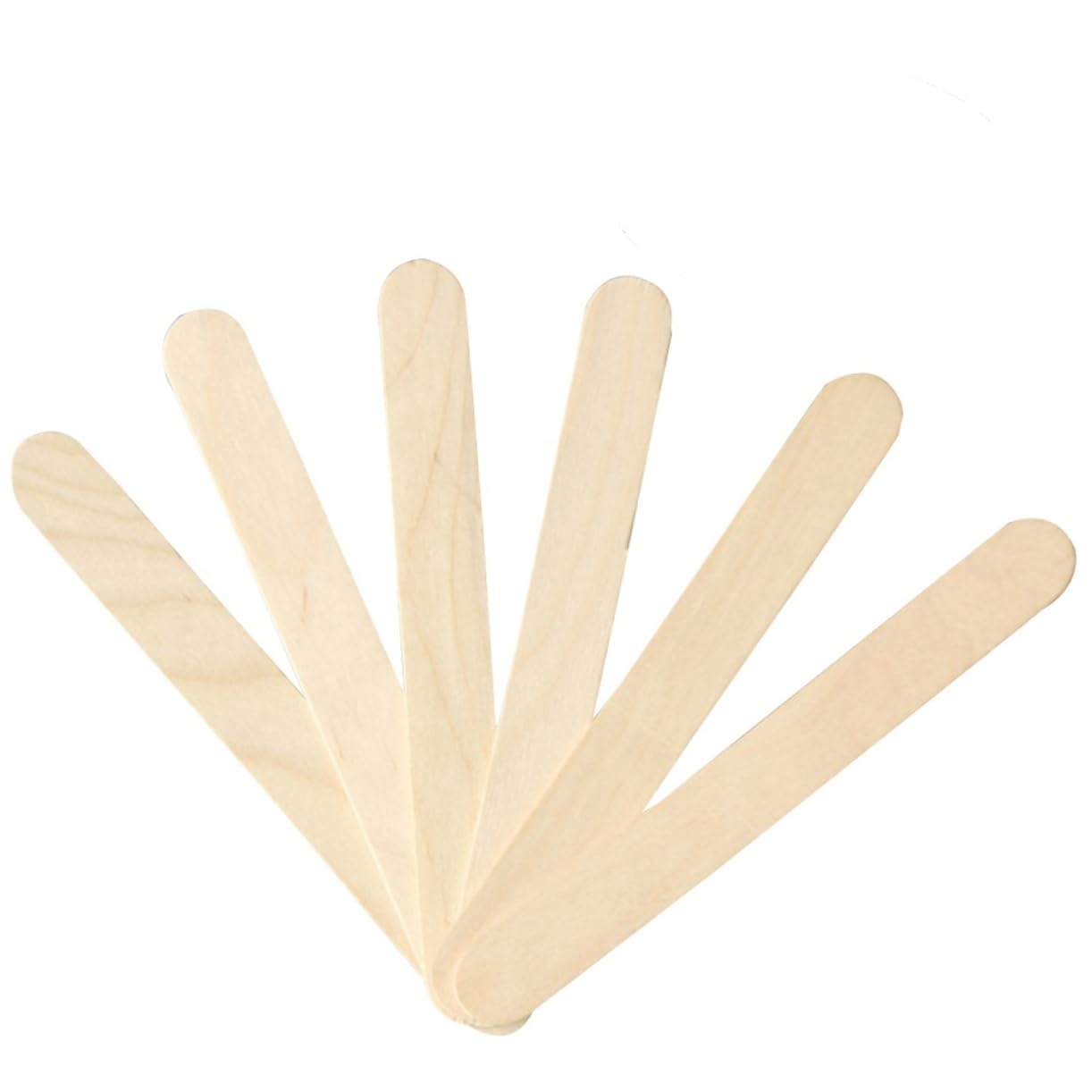 Healeved 100pcs Wooden Waxing Spatulas - Professional Wax Applicator Sticks for Eyebrow, Face & Body Hair Removal - At-Home & Salon Use