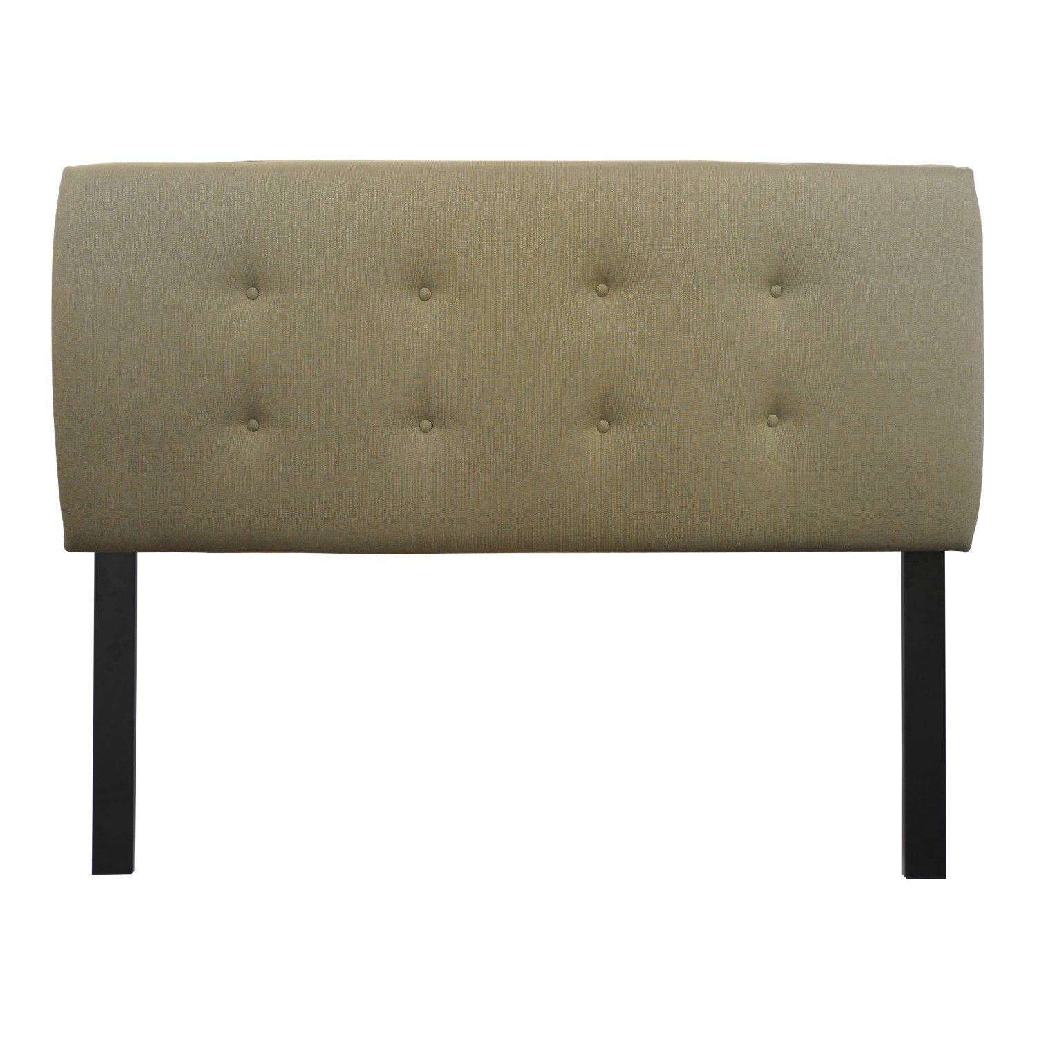 Contemporary Upholstered Adjustable Tufted Headboard for Queen Bed - Silver Grey & Grass Green | Modern Bedroom Decor | Perfect for Master Bedrooms, Guest Rooms & Apartment Decor
