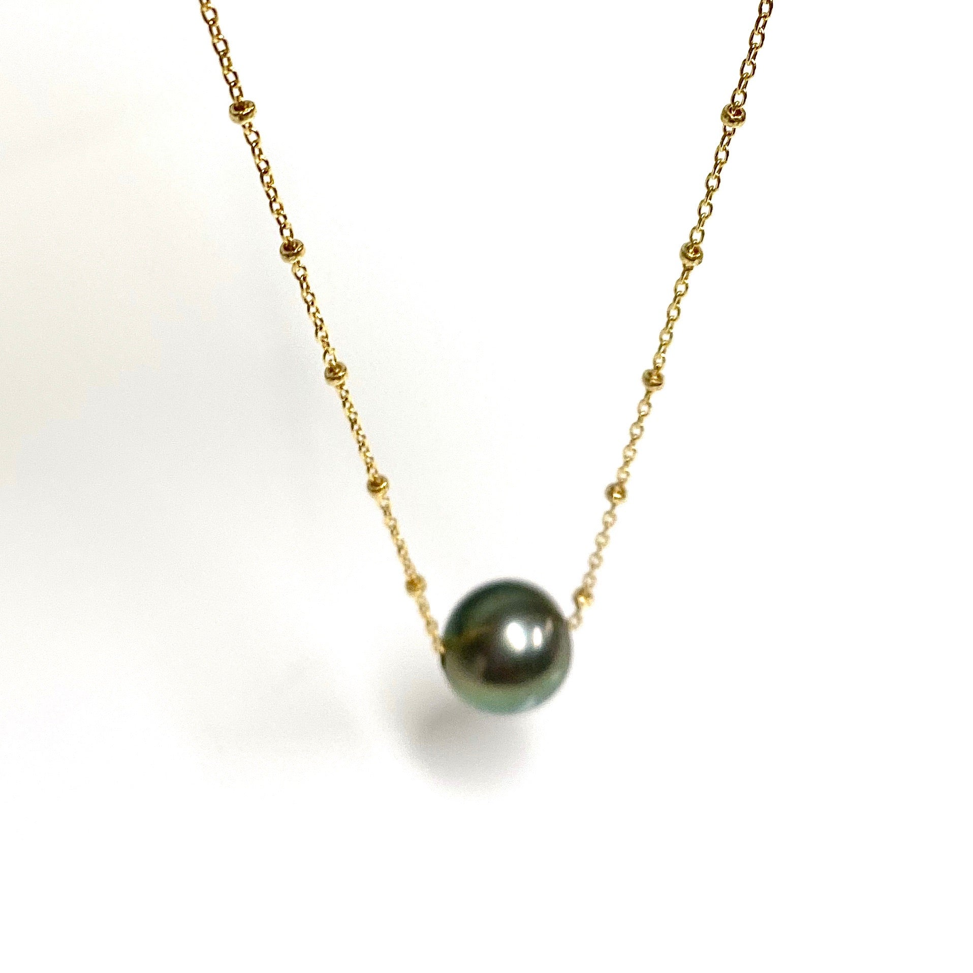 KEALANI Tahitian Pearl Necklace (N340) - Elegant Jewelry for Women, Perfect for Weddings, Parties & Special Occasions