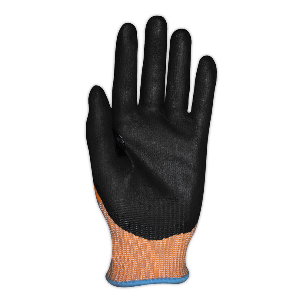 **ANSI A4 Certified MAGID D-ROC TriTek Oil & Liquid Absorbing Work Gloves - 12 Pairs, Size 11/2XL (DXG48) - Ideal for Automotive, Industrial & Maintenance Tasks**