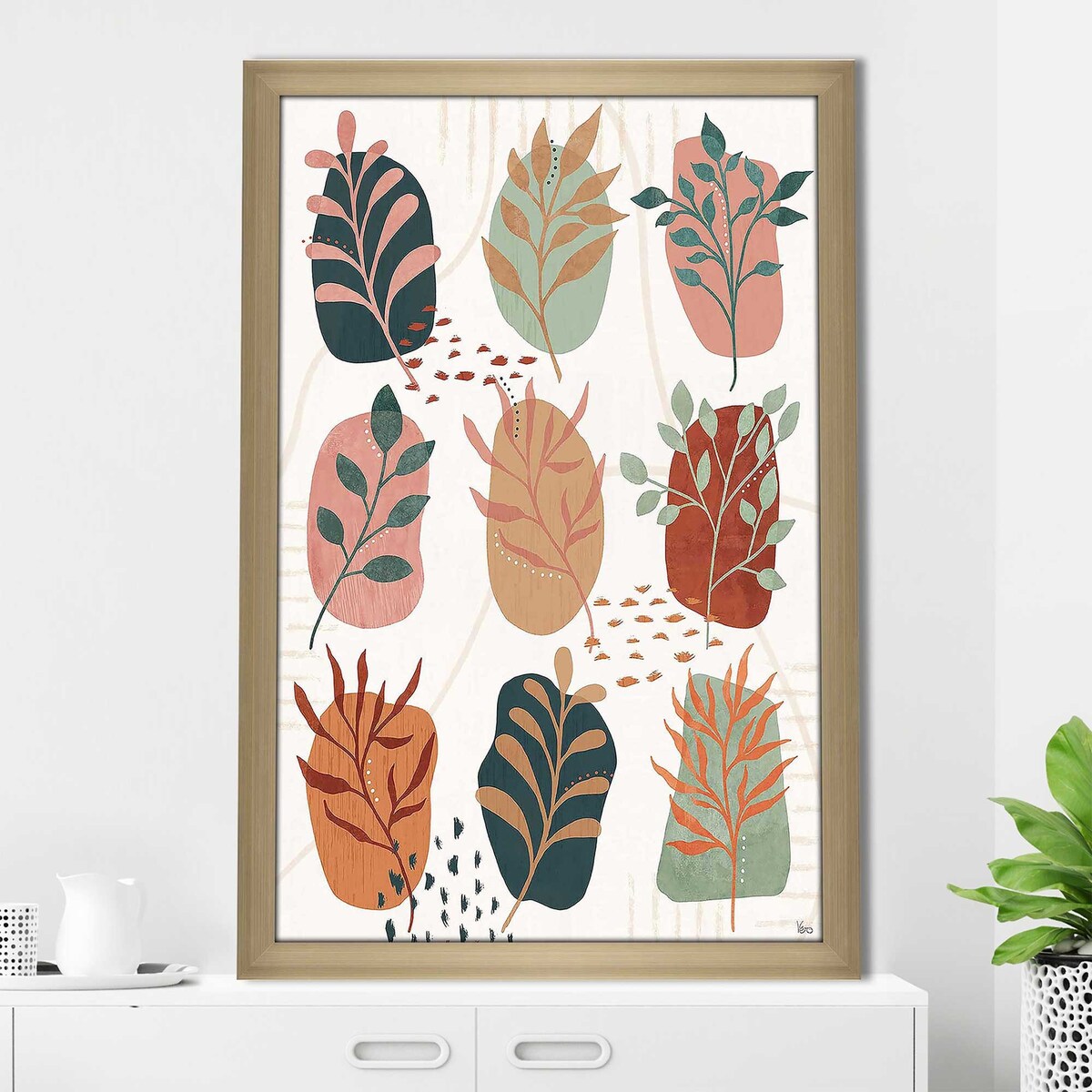 Abstract Blossom IX by Veronique Charron - Premium Acrylic Wall Art Print - Modern Home & Office Decor - Perfect for Living Room, Bedroom or Workspace