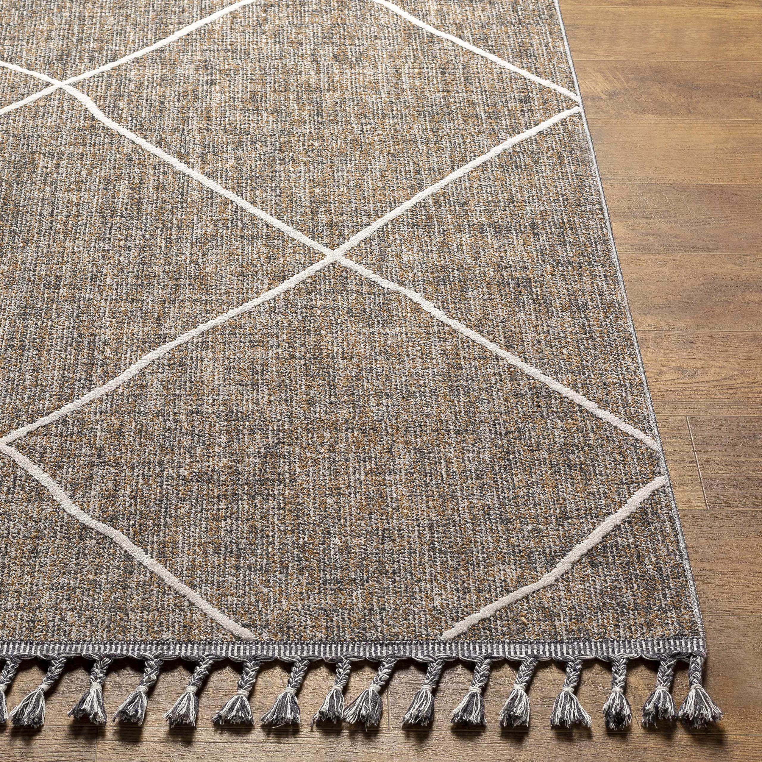 Hauteloom Aida Handmade Area Rug for Living Room & Bedroom - 6'7