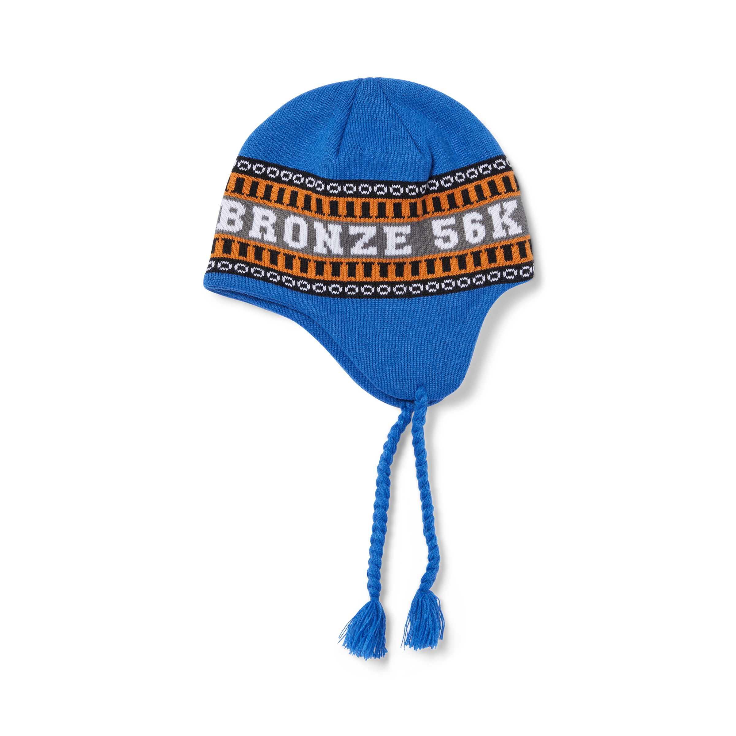 HUF x Bronze Flap Beanie - Blue Winter Skull Cap for Men & Women | Warm Knit Hat for Snowboarding, Skiing & Outdoor Activities