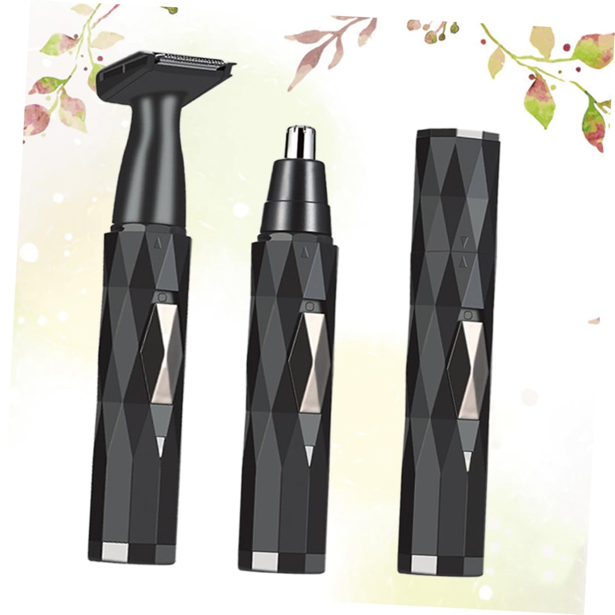 IPETBOOM Electric Nose Hair Trimmer for Men - USB Rechargeable Eyebrow & Nose Hair Clipper Kit with Portable Design (Black) - Perfect for Travel, Gym & Personal Grooming